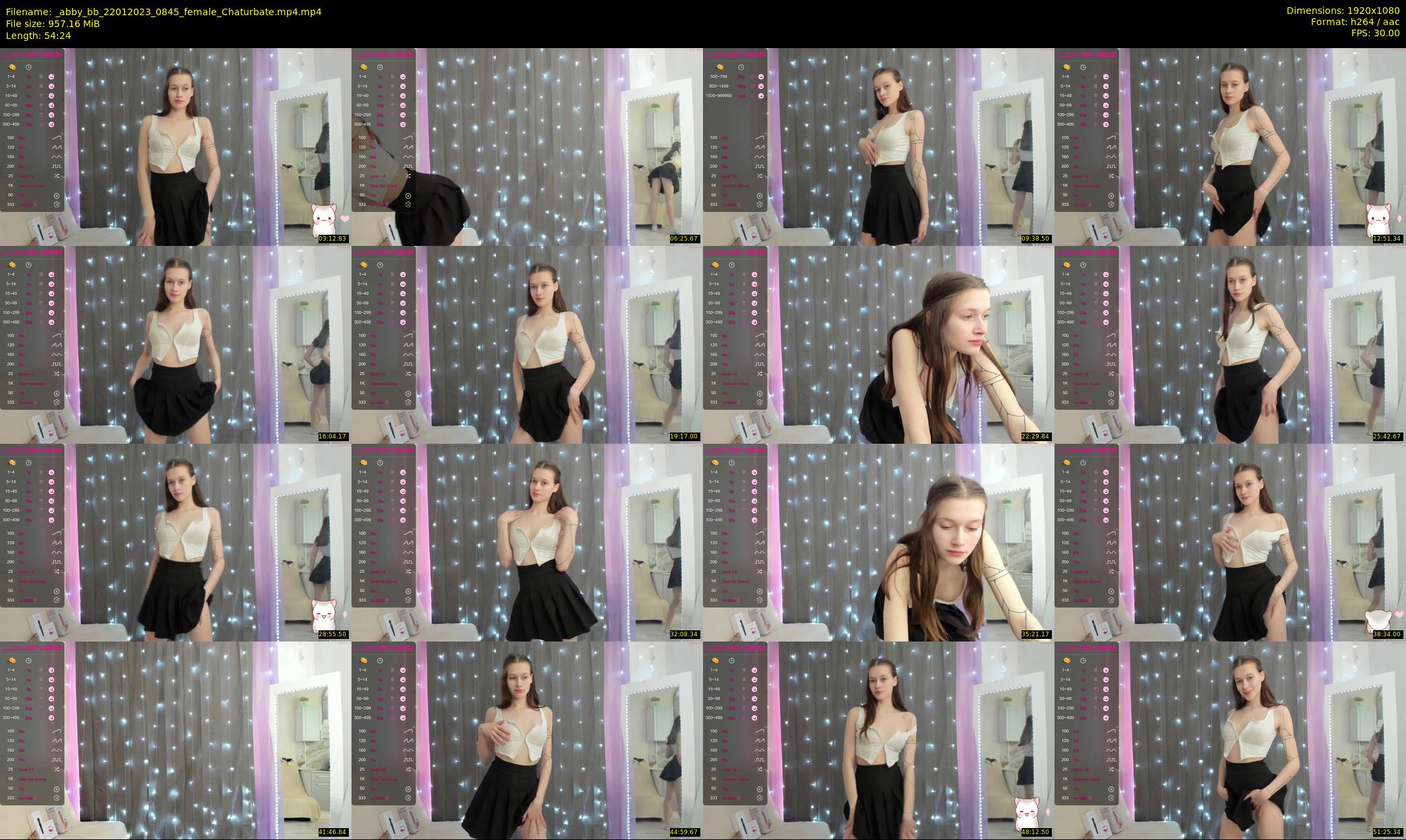 _abby_bb — 55 minute Chaturbate female cam show recording, 1080p, Jan 22, 2023