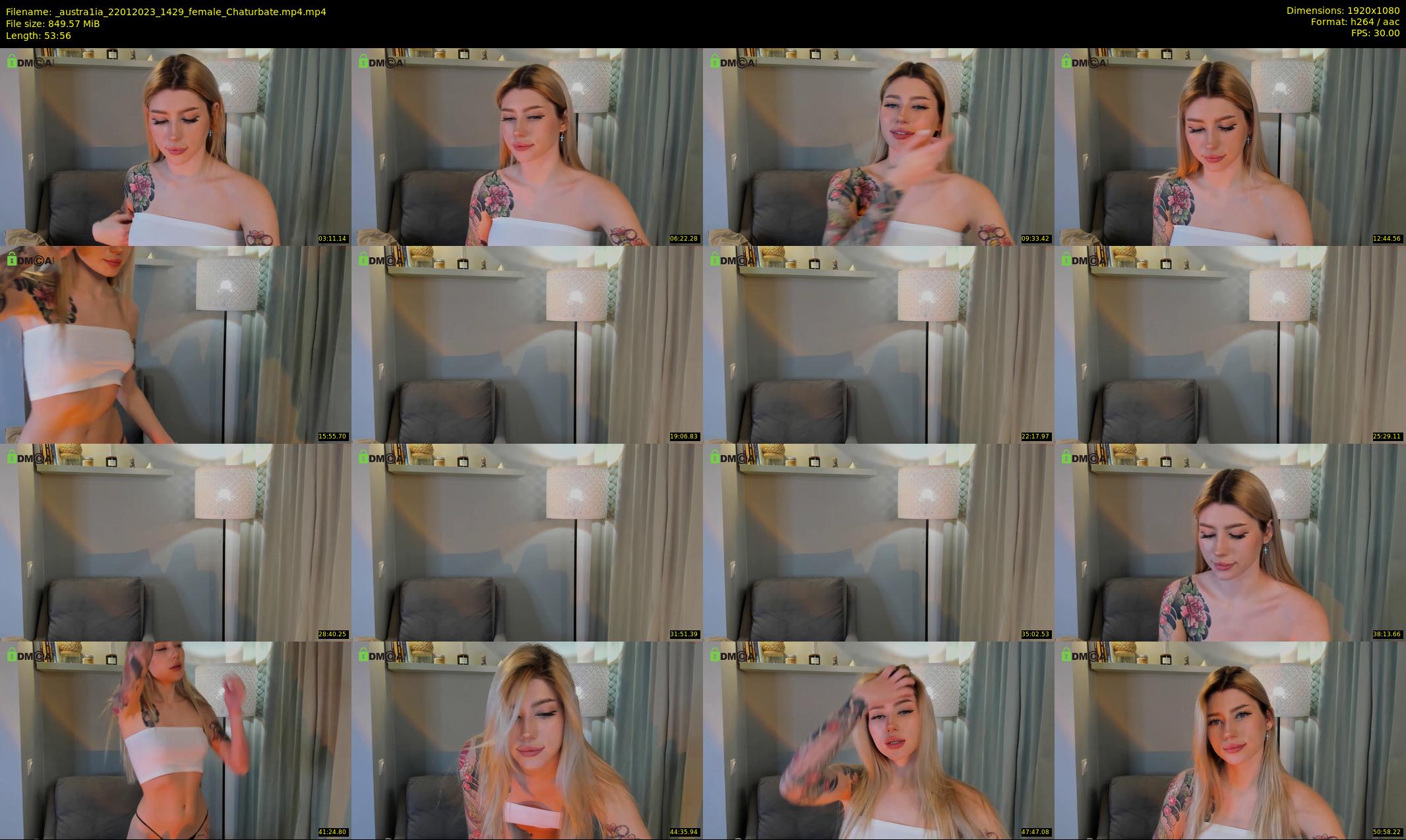 _austra1ia — 54 minute Chaturbate female cam show recording, 1080p, Jan 22, 2023