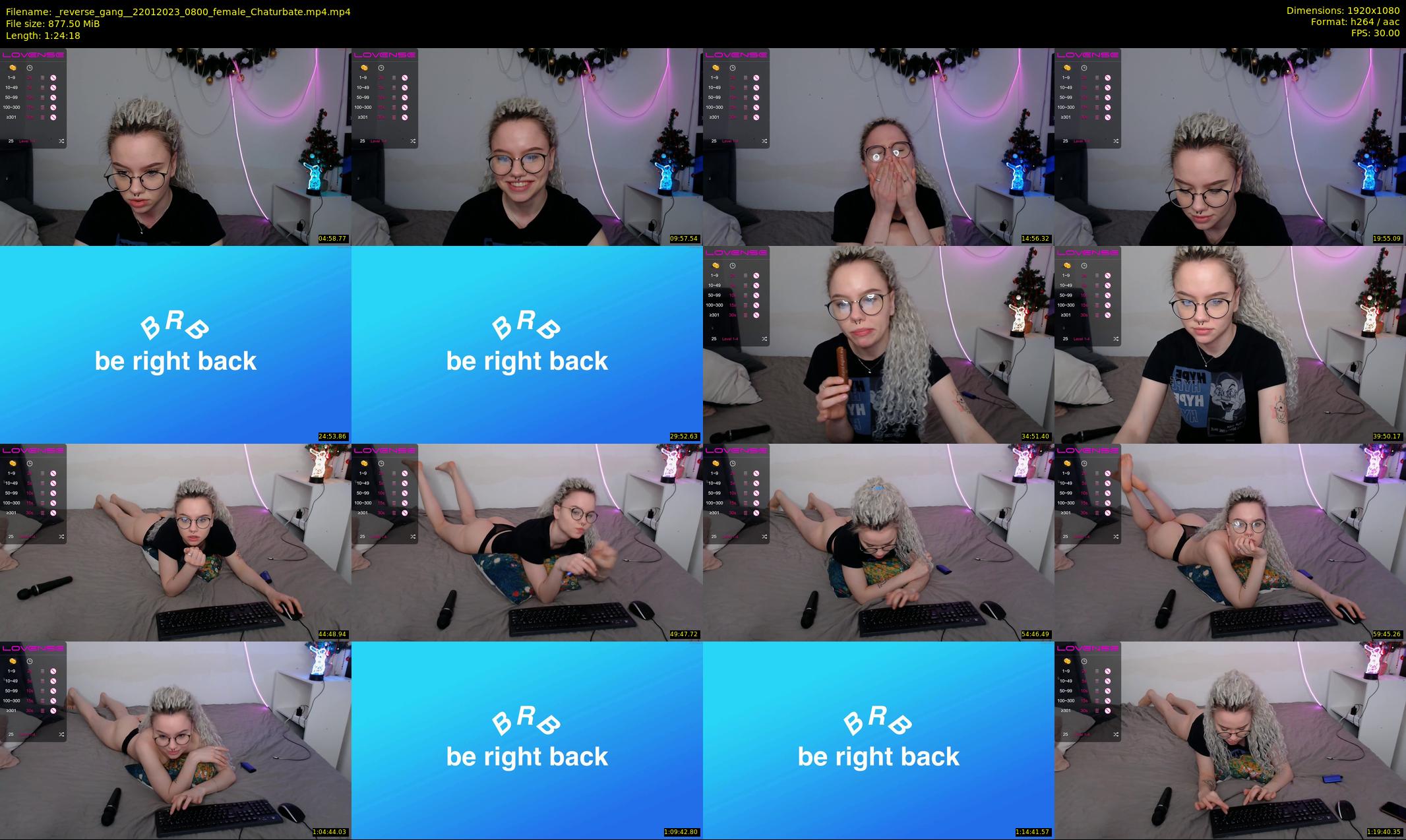 _reverse_gang_ — 85 minute Chaturbate couple cam show recording, 1080p, Jan 22, 2023