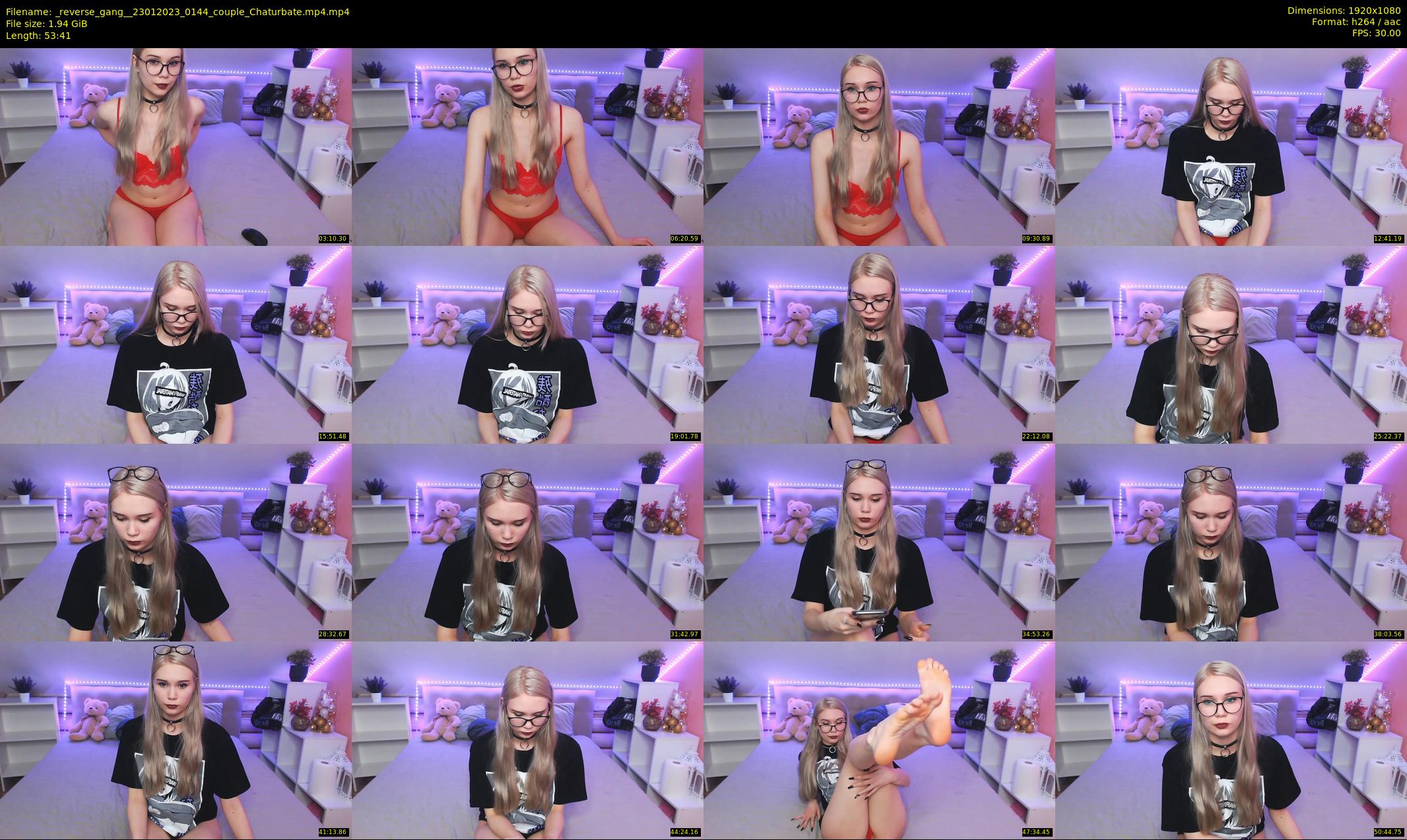 _reverse_gang_ — 54 minute Chaturbate couple cam show recording, 1080p, Jan 23, 2023