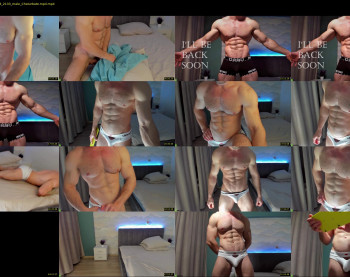 adam_muscle_ — 58 minute Chaturbate male cam show recording, 1080p, Jan 22, 2023