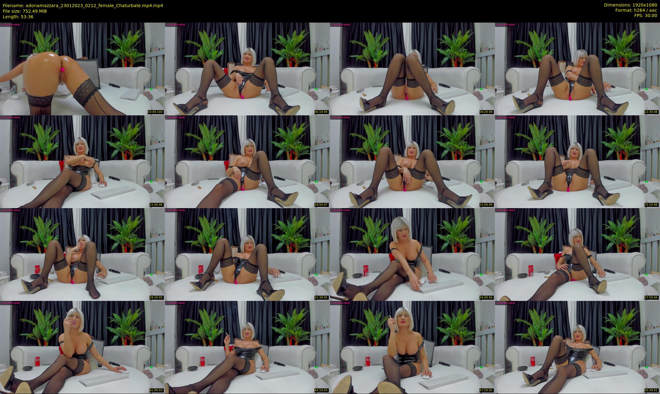 adonamazzara — 54 minute Chaturbate female cam show recording, 1080p, Jan 23, 2023