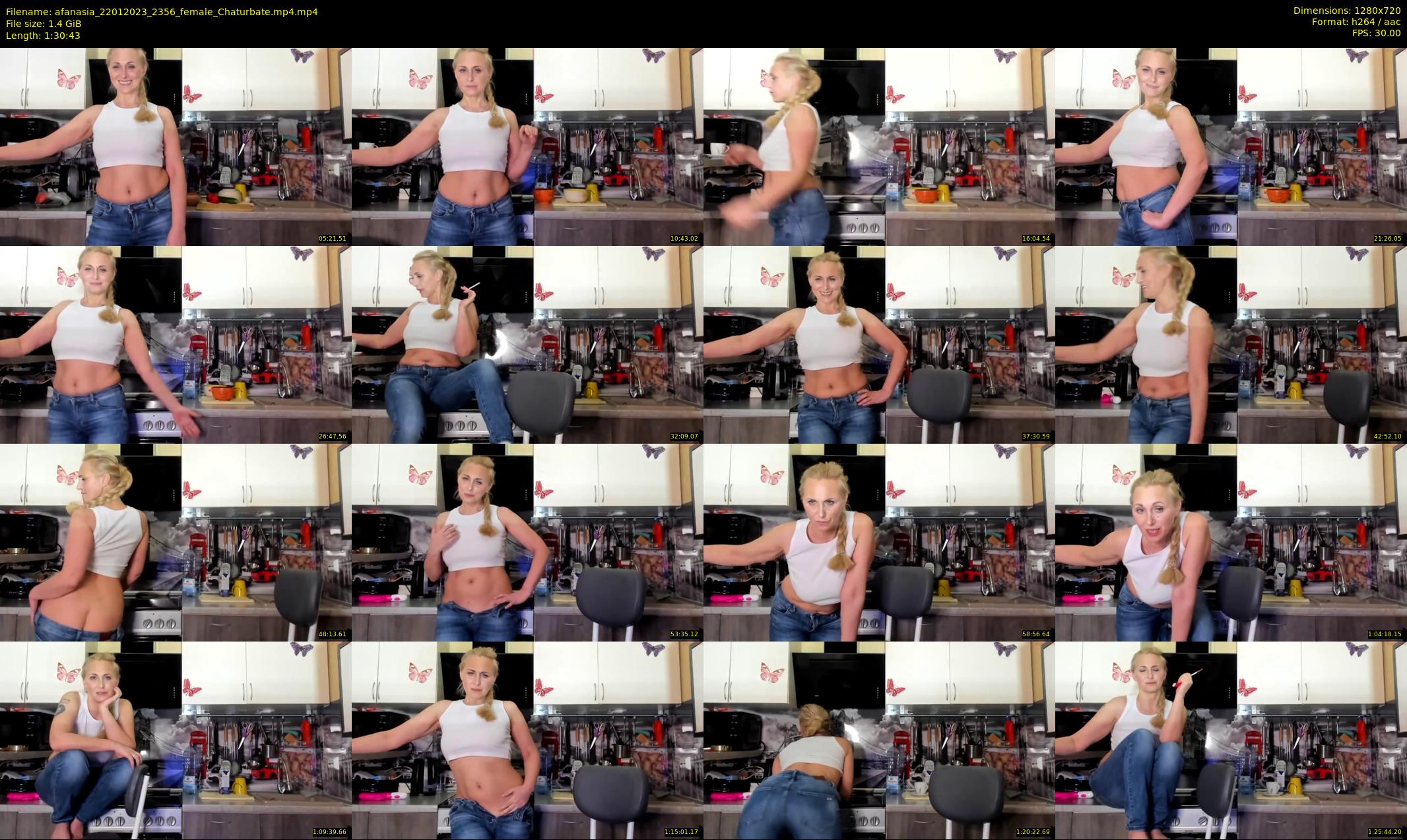 afanasia — 91 minute Chaturbate female cam show recording, 720p, Jan 22, 2023