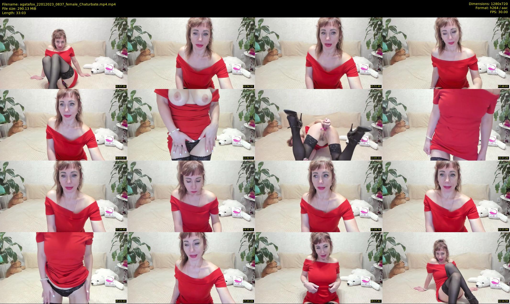 agatafox — 34 minute Chaturbate female cam show recording, 720p, Jan 22, 2023