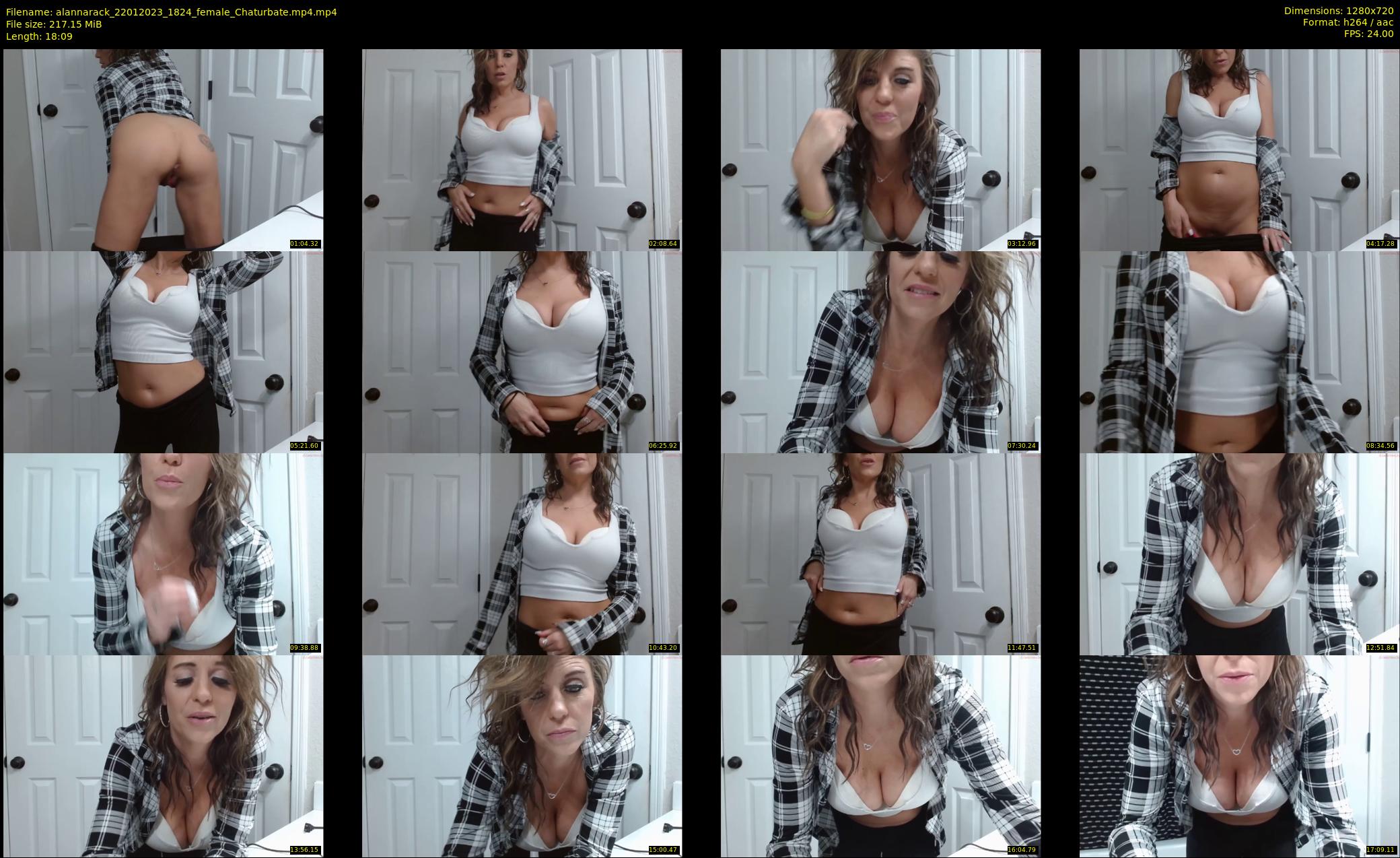 alannarack — 19 minute Chaturbate female cam show recording, 720p, Jan 22, 2023