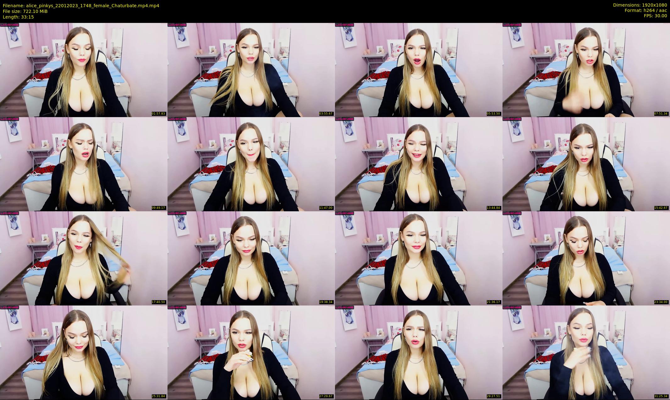 alice_pinkys — 34 minute Chaturbate female cam show recording, 1080p, Jan 22, 2023