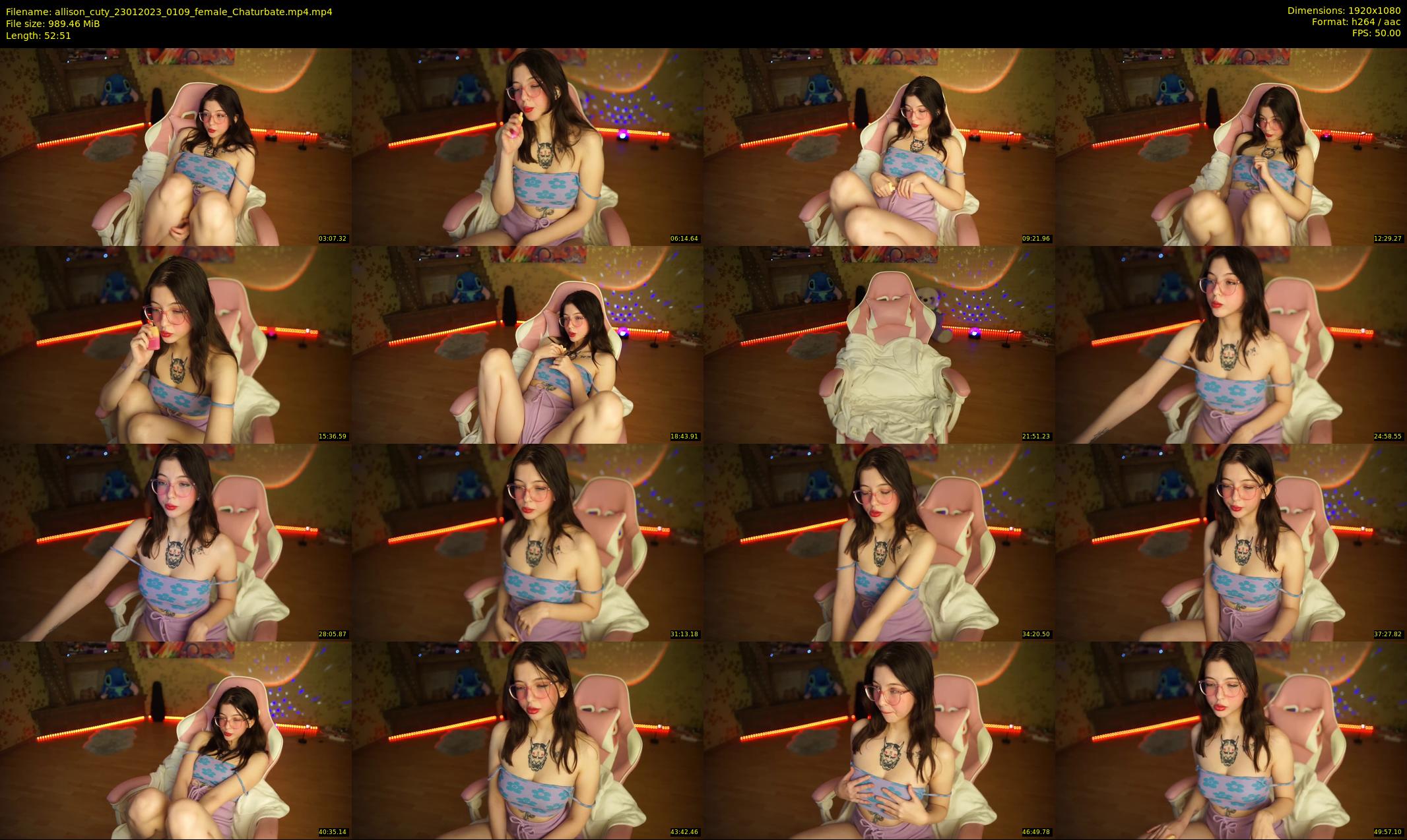 allison_cuty — 53 minute Chaturbate female cam show recording, 1080p, Jan 23, 2023