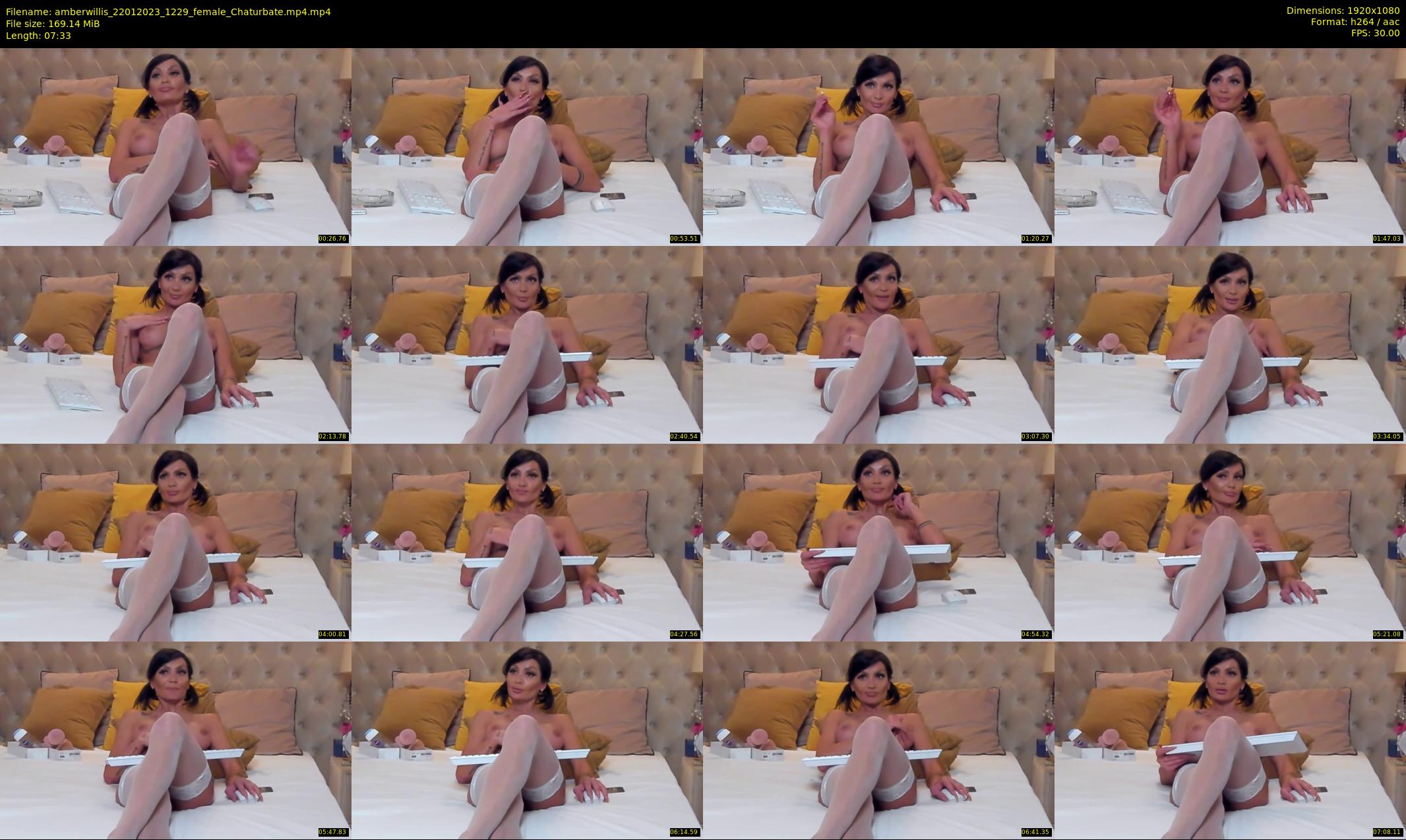 amberwillis — 8 minute Chaturbate female cam show recording, 1080p, Jan 22, 2023