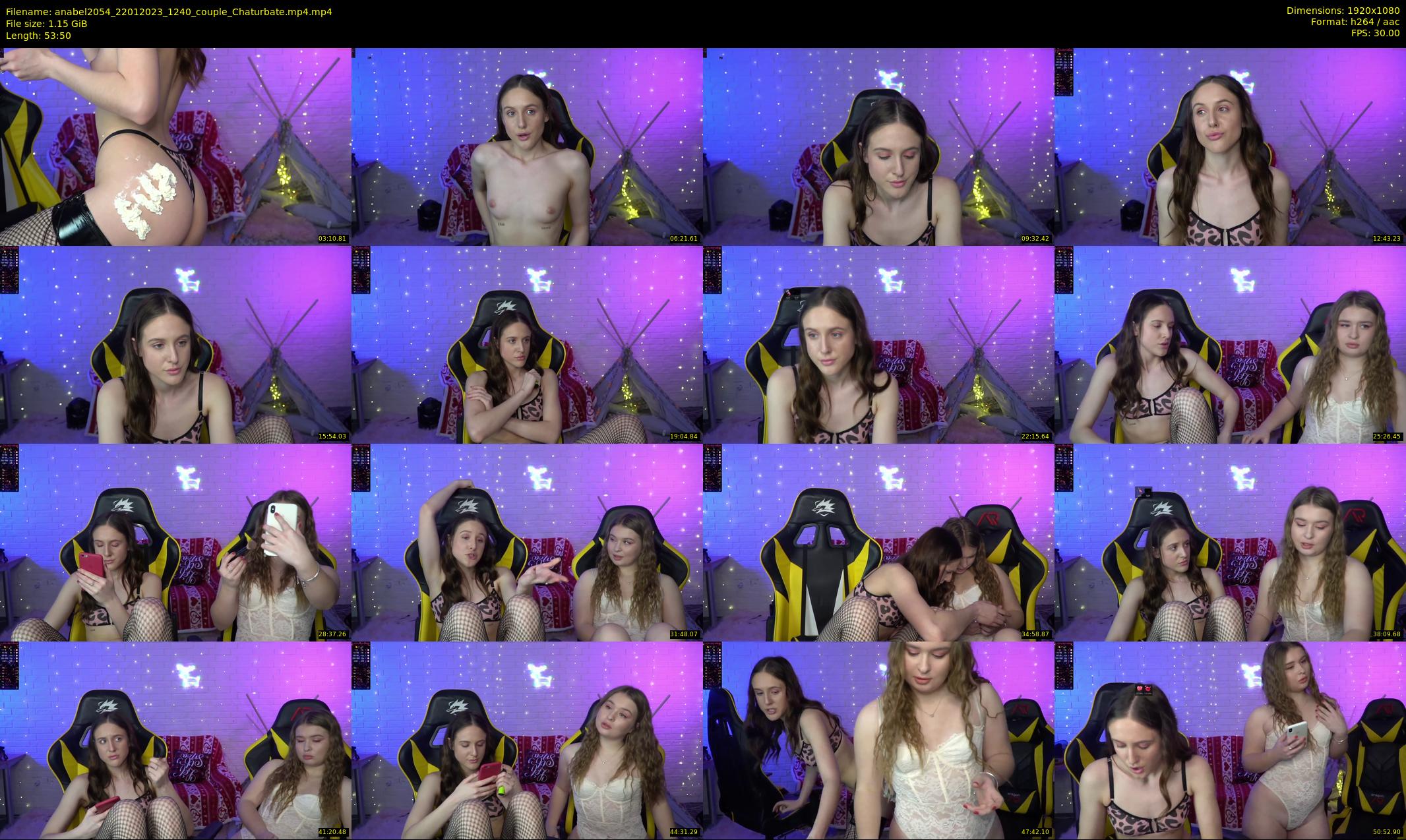 anabel2054 — 54 minute Chaturbate female cam show recording, 1080p, Jan 22, 2023