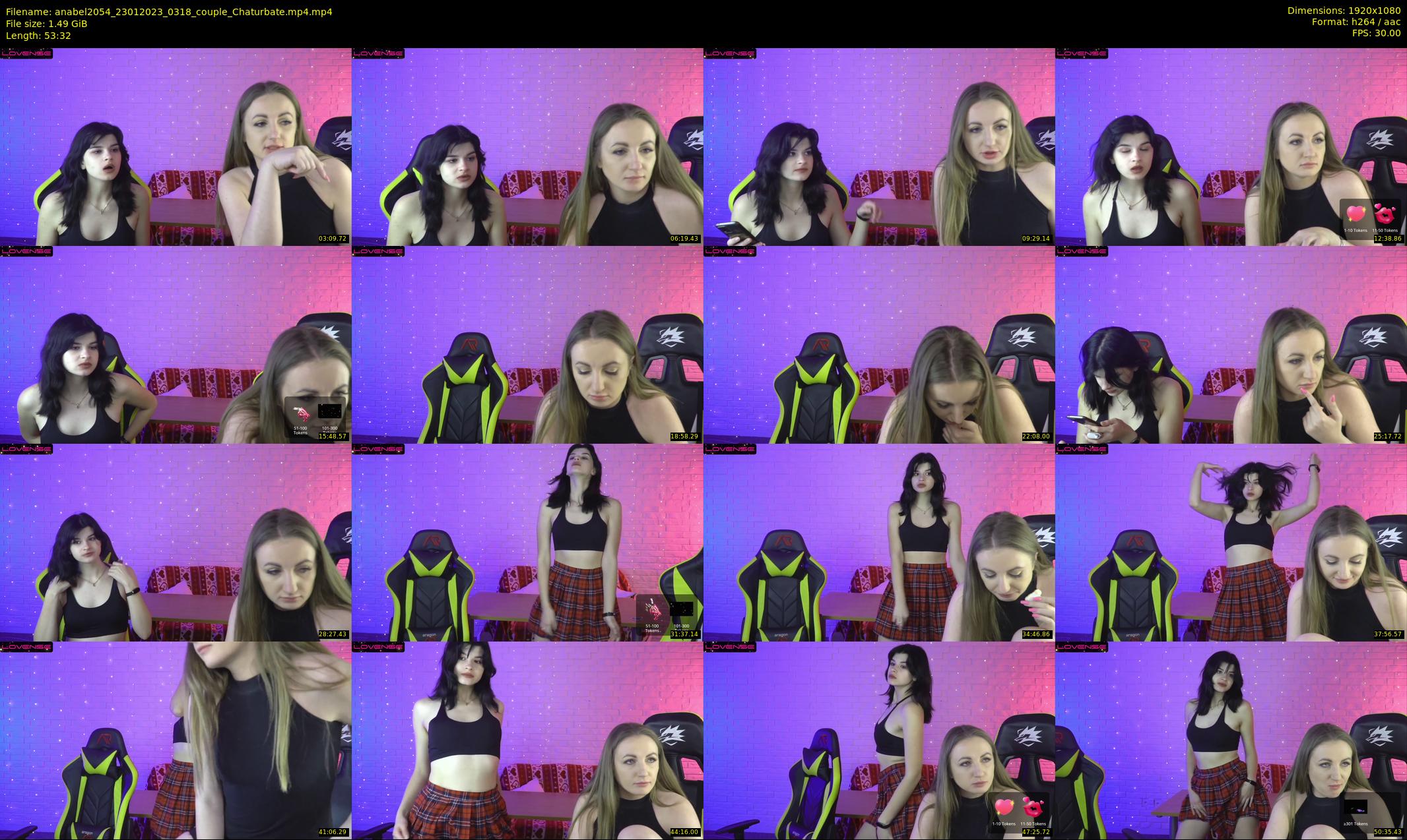 anabel2054 — 54 minute Chaturbate female cam show recording, 1080p, Jan 23, 2023