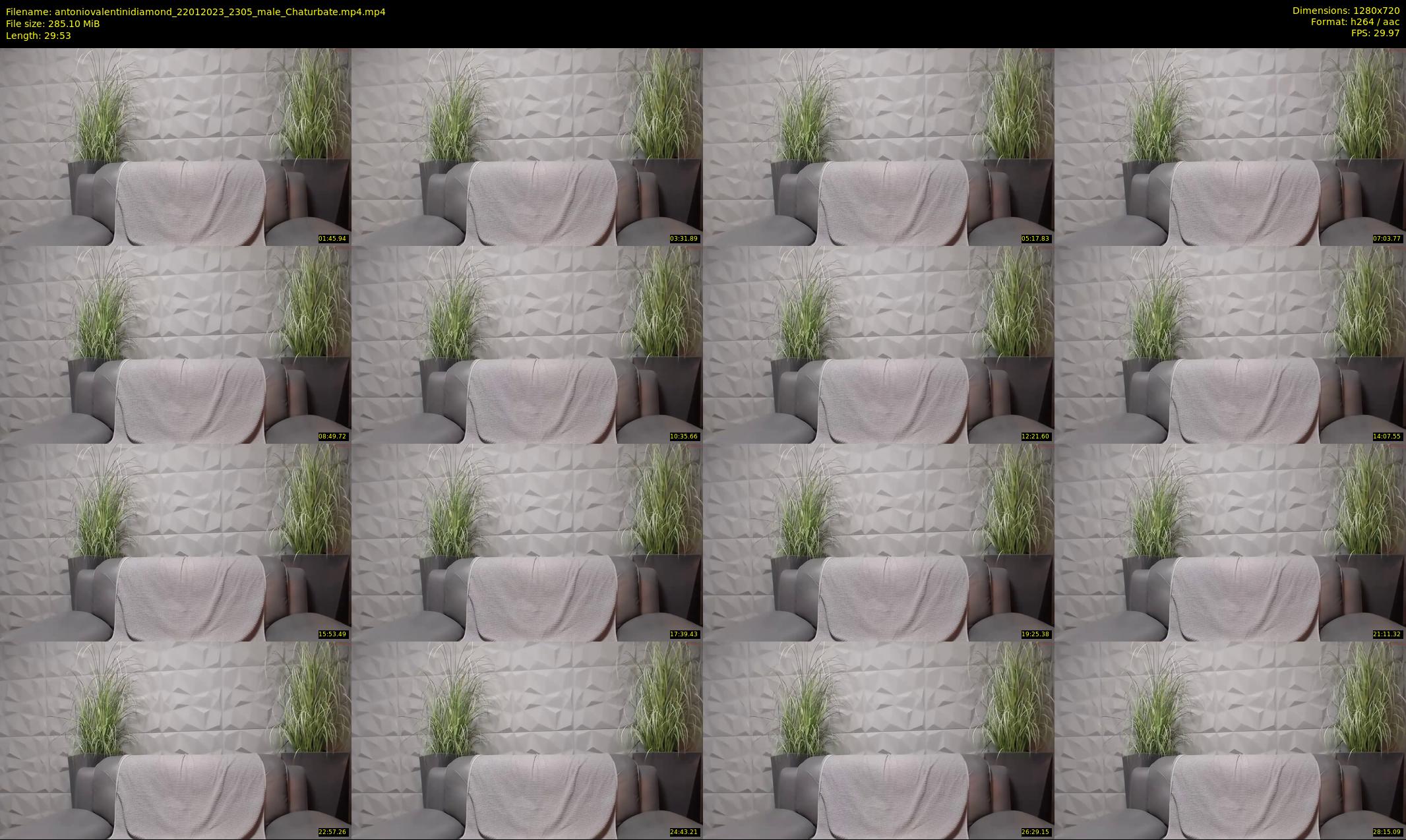 antoniovalentinidiamond — 30 minute Chaturbate male cam show recording, 720p, Jan 22, 2023