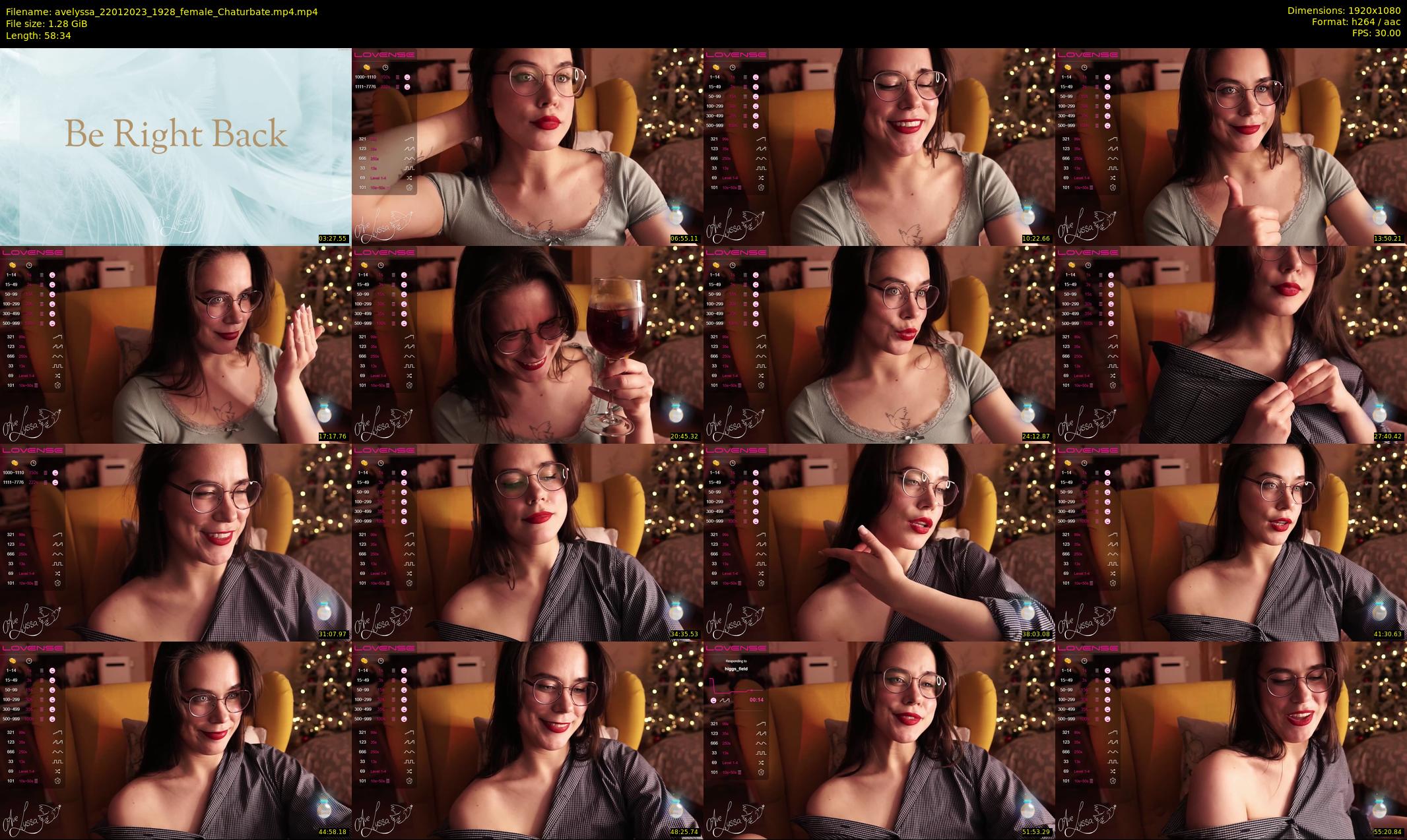 avelyssa — 59 minute Chaturbate female cam show recording, 1080p, Jan 22, 2023