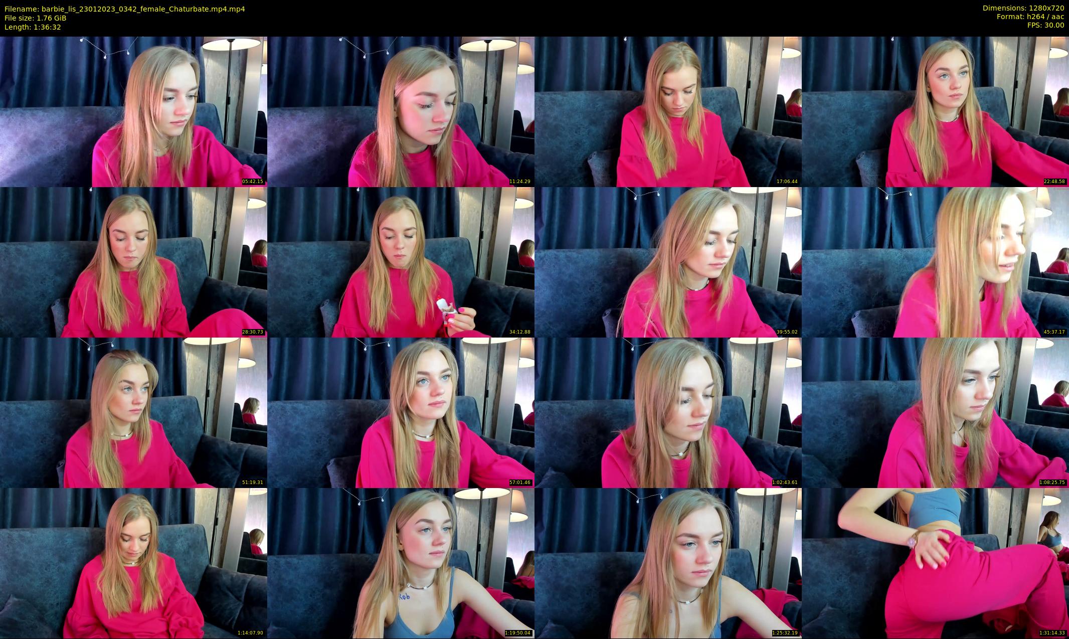 barbie_lis — 97 minute Chaturbate female cam show recording, 720p, Jan 23, 2023