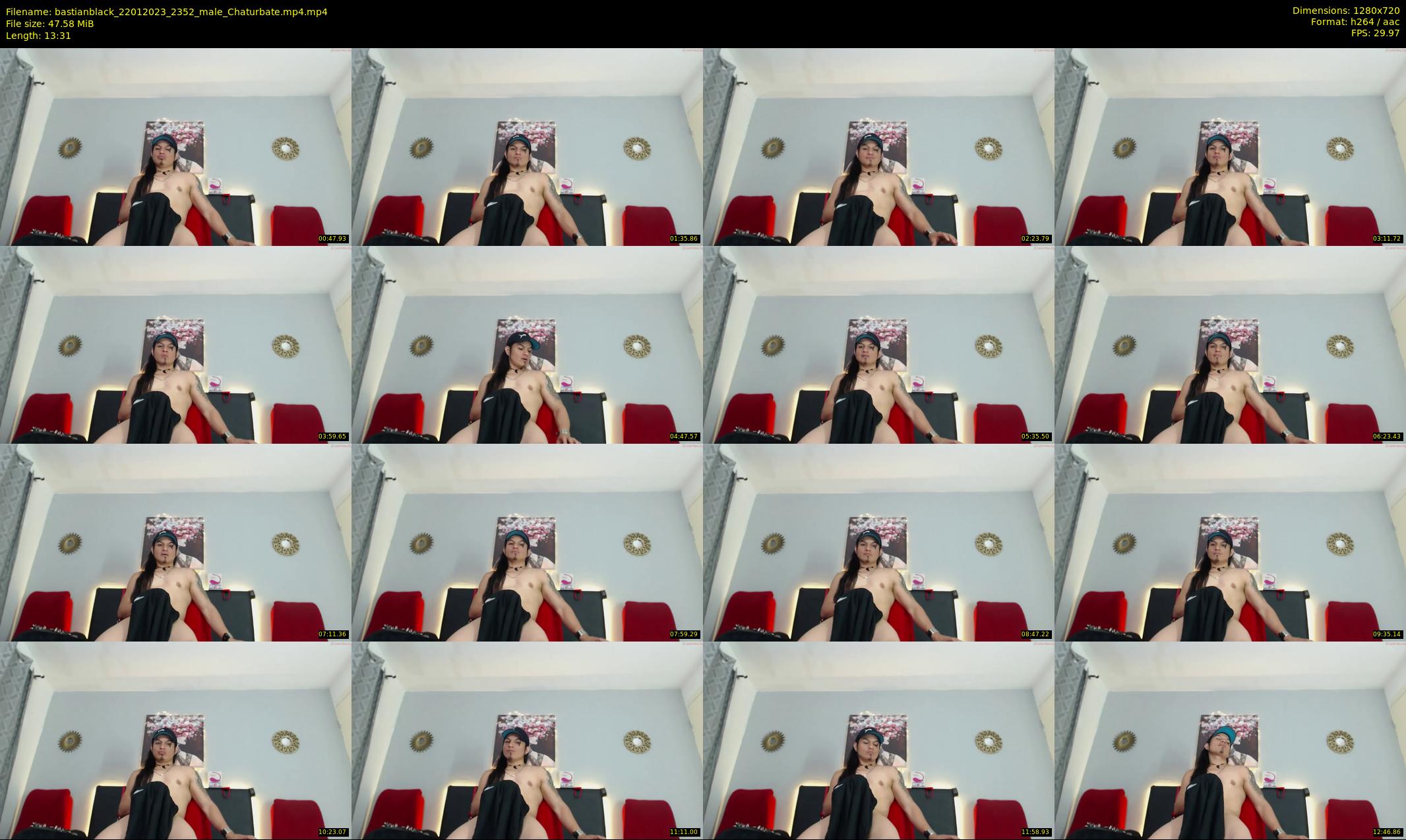 bastianblack — 14 minute Chaturbate male cam show recording, 720p, Jan 22, 2023