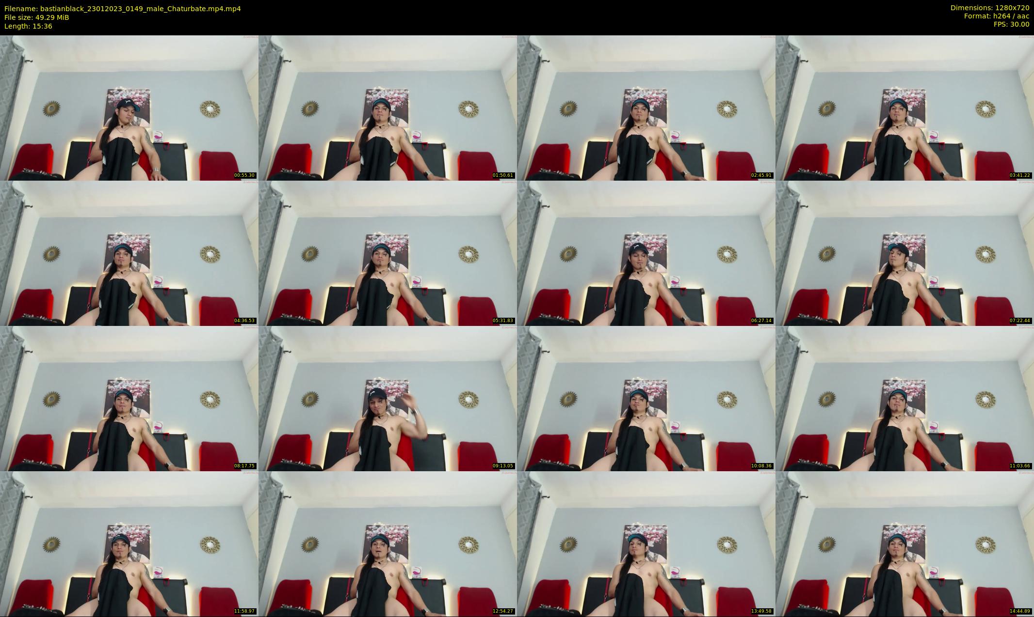 bastianblack — 16 minute Chaturbate male cam show recording, 720p, Jan 23, 2023