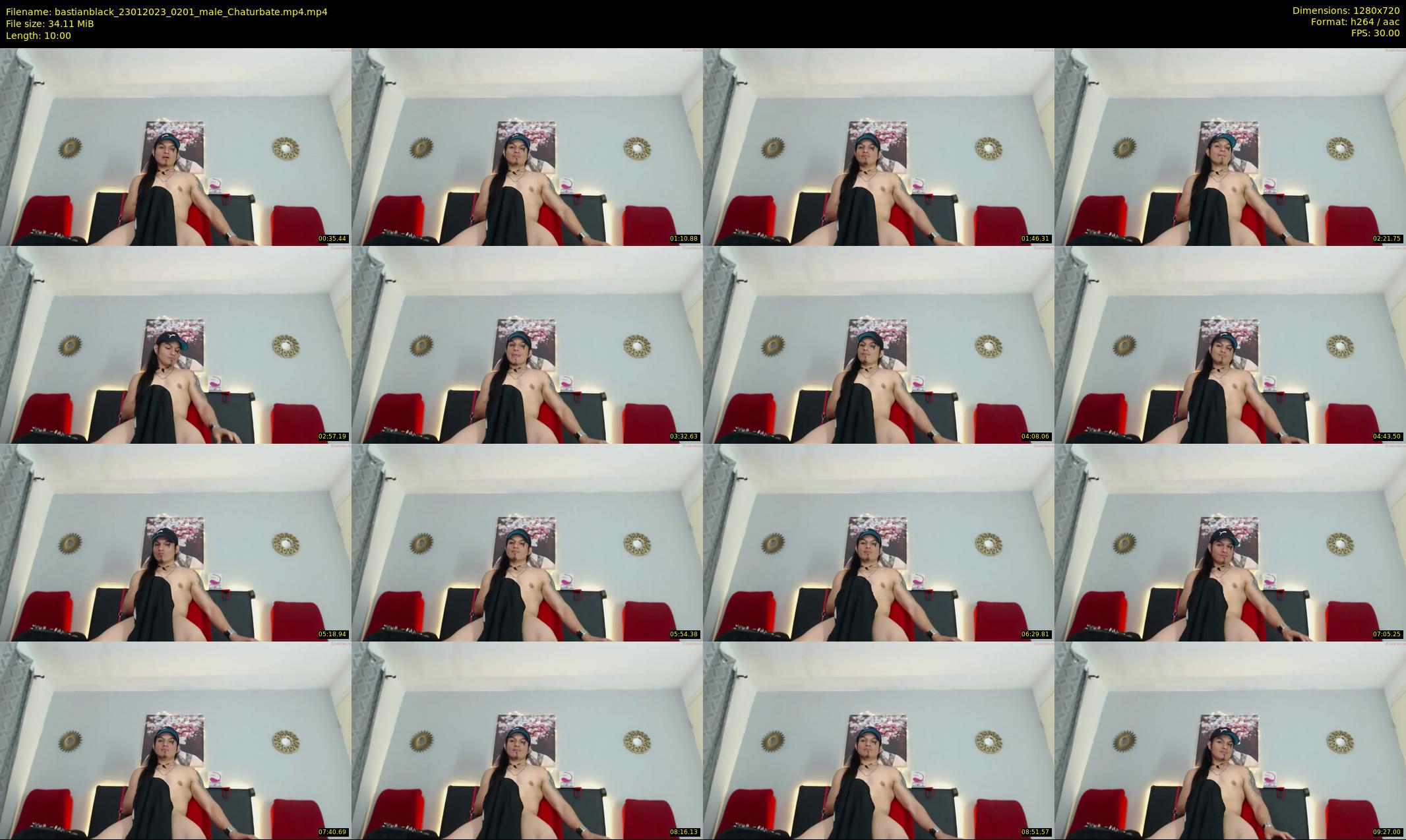 bastianblack — 10 minute Chaturbate male cam show recording, 720p, Jan 23, 2023