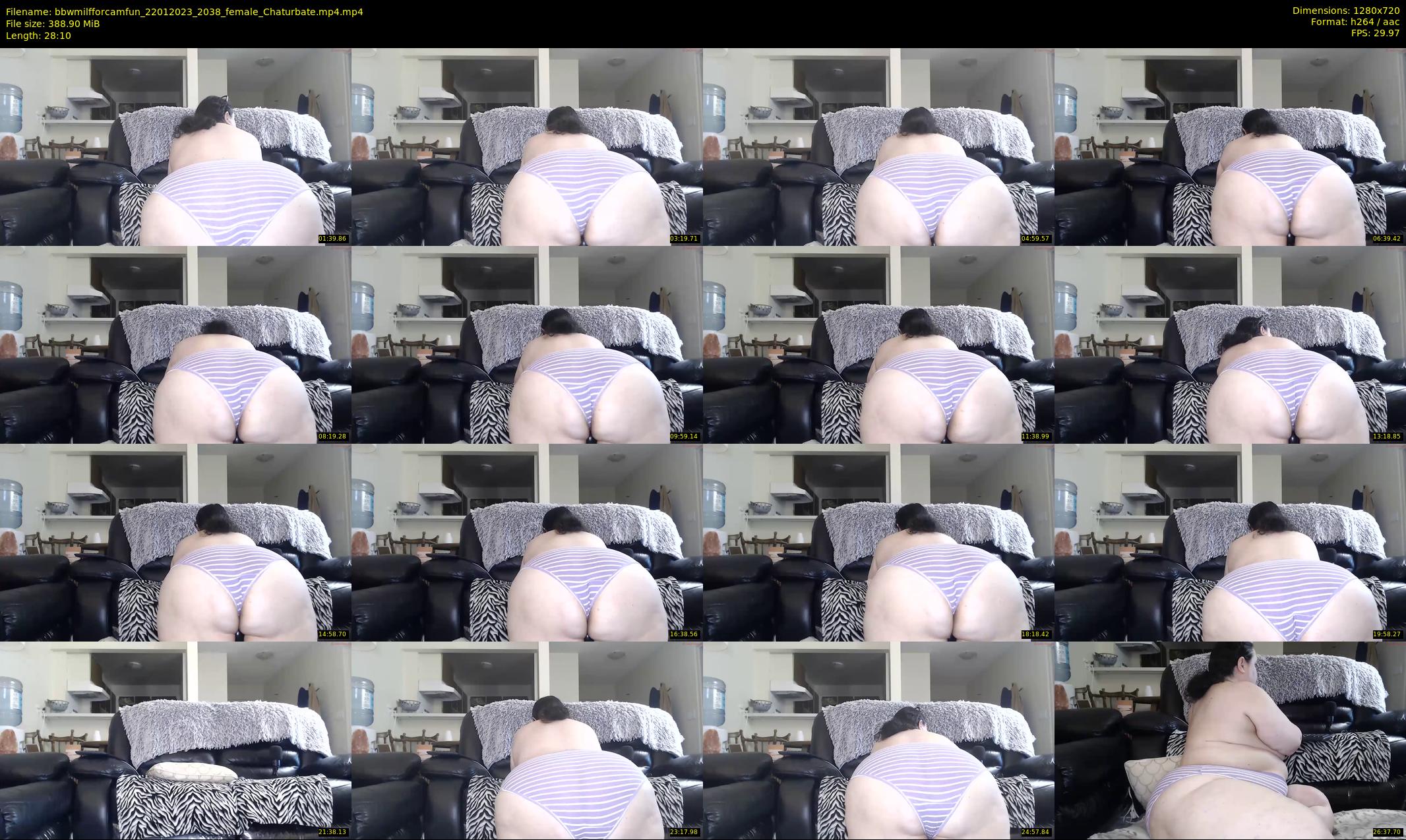 bbwmilfforcamfun — 29 minute Chaturbate female cam show recording, 720p, Jan 22, 2023