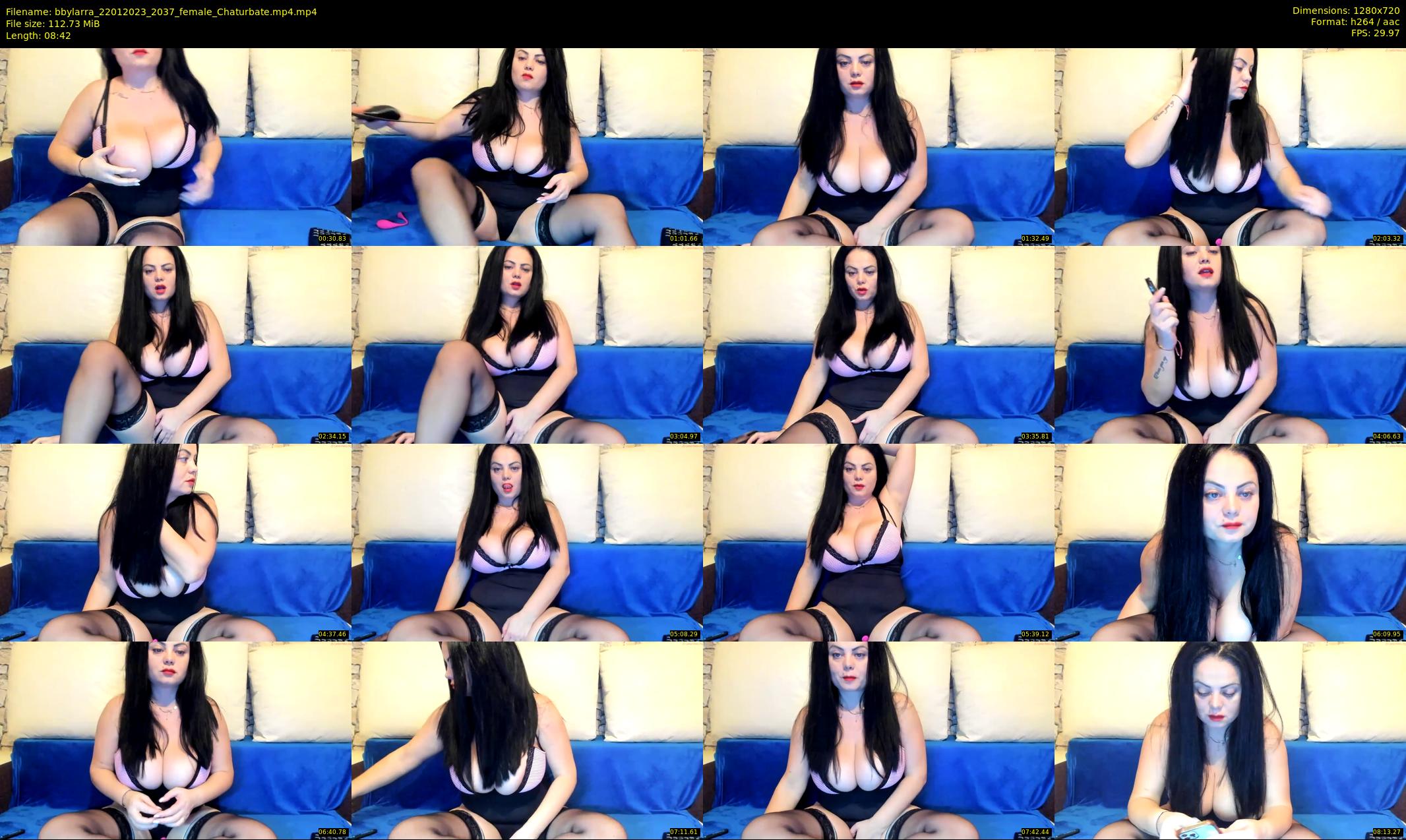 bbylarra — 9 minute Chaturbate couple cam show recording, 720p, Jan 22, 2023
