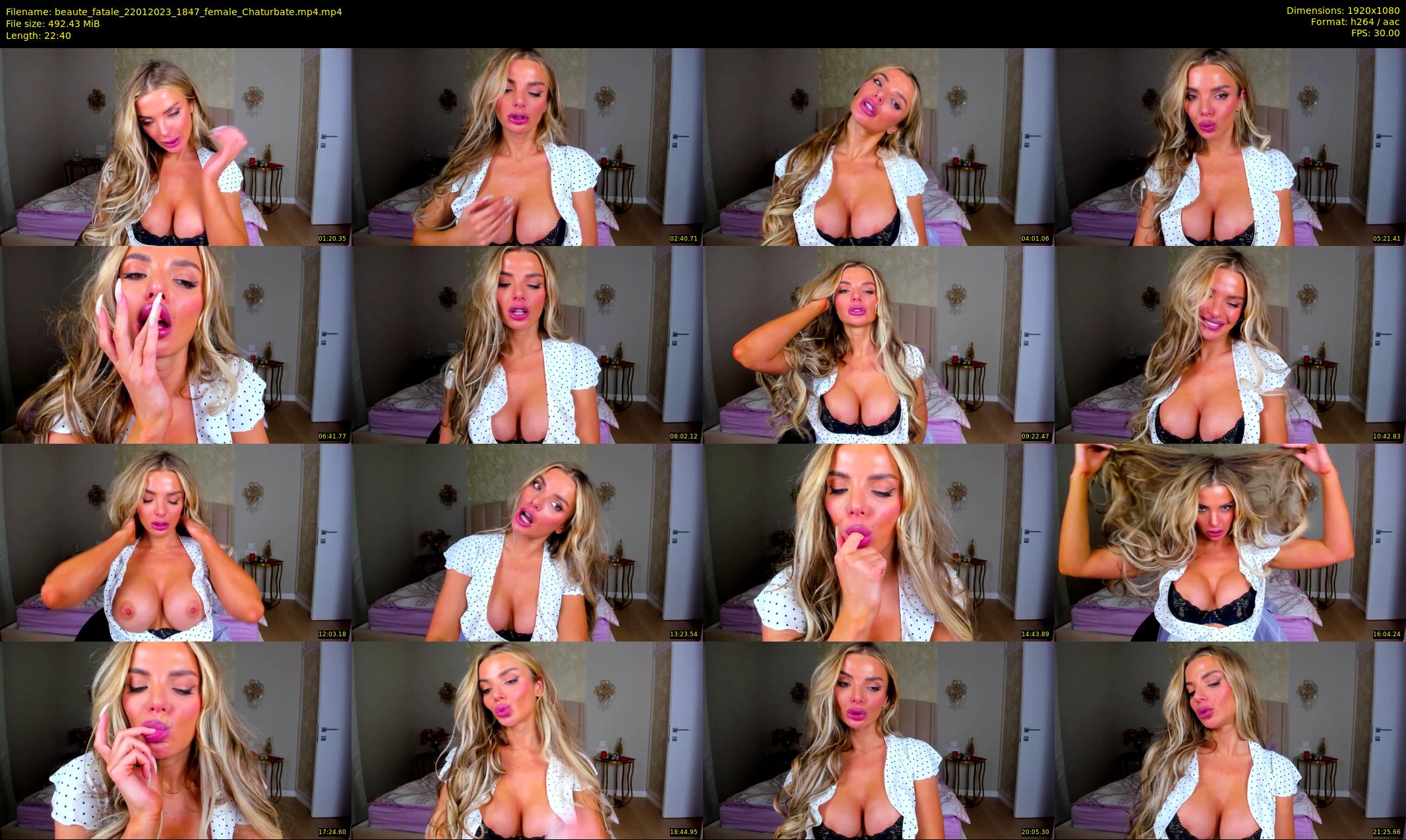 beaute_fatale — 23 minute Chaturbate female cam show recording, 1080p, Jan 22, 2023