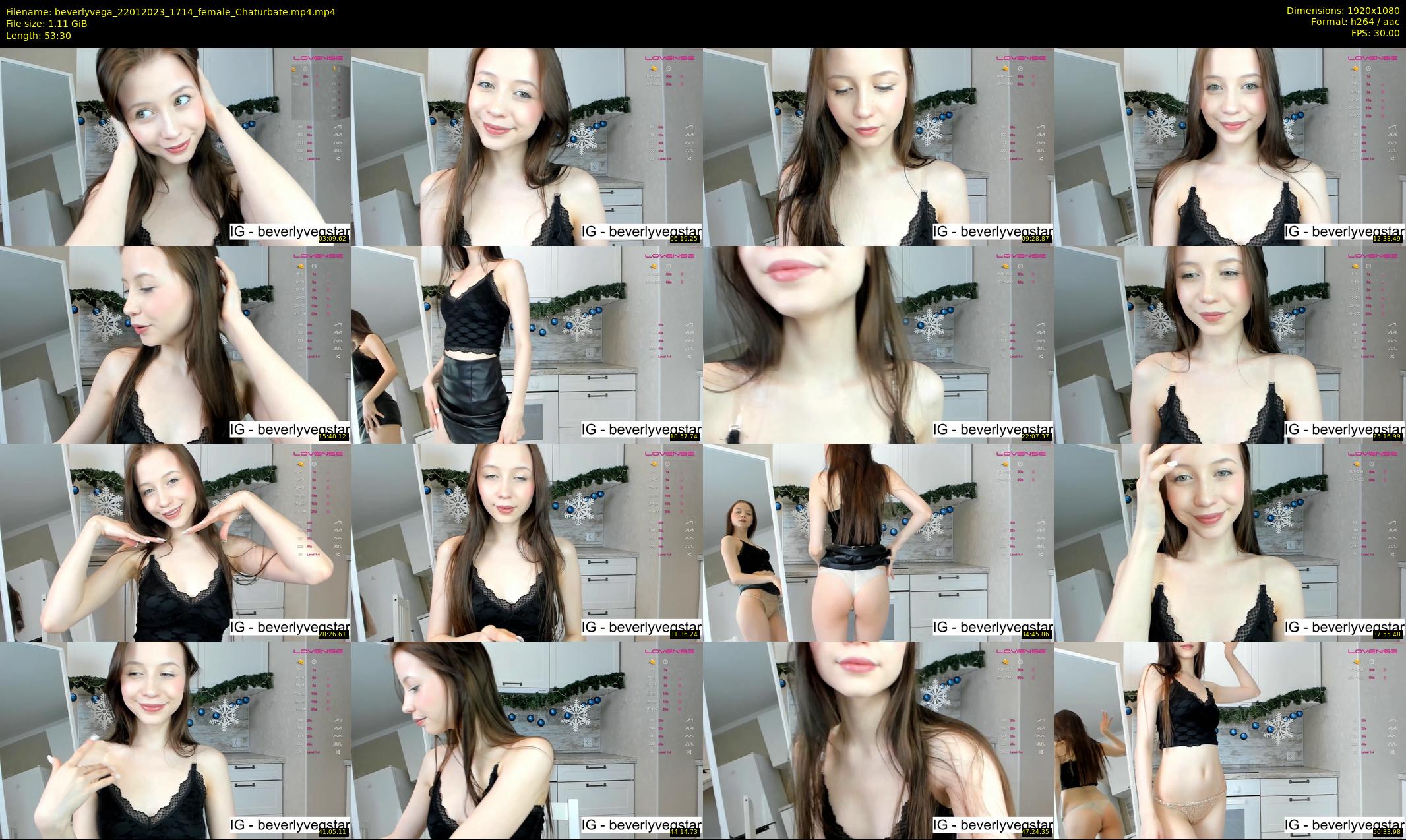 beverlyvega — 54 minute Chaturbate couple cam show recording, 1080p, Jan 22, 2023