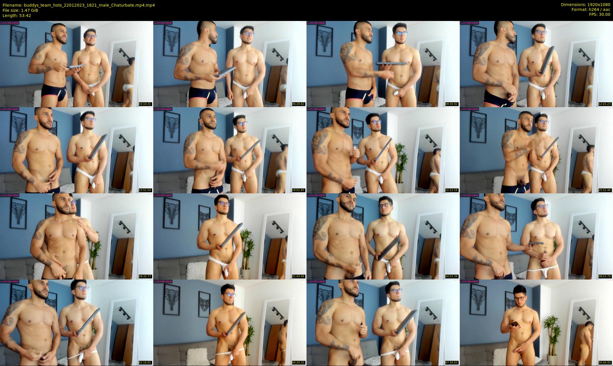 buddys_team_hots — 54 minute Chaturbate couple cam show recording, 1080p, Jan 22, 2023