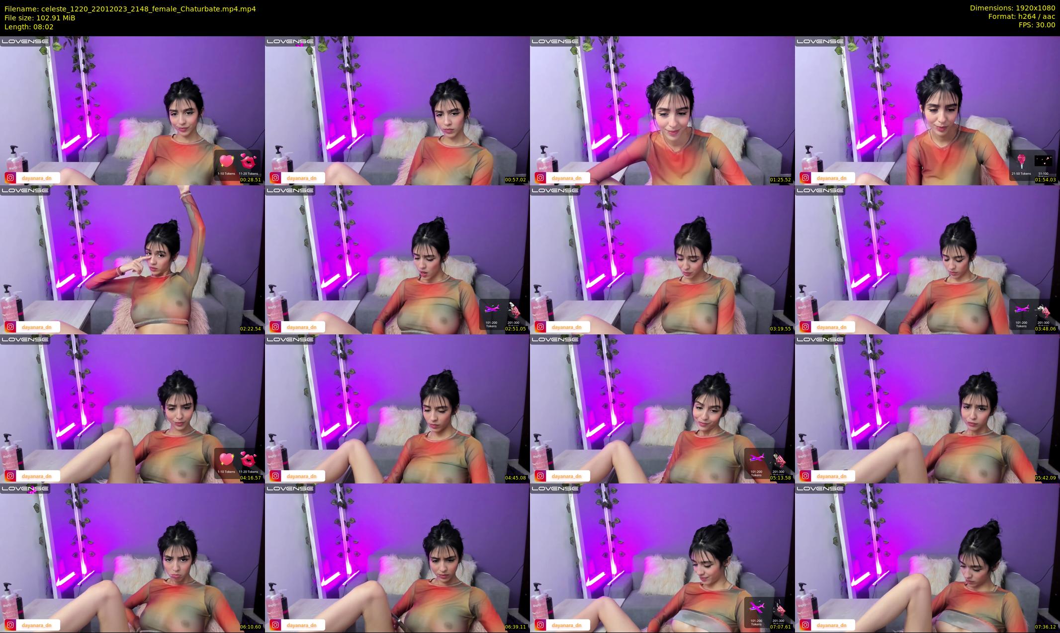 celeste_1220 — 9 minute Chaturbate female cam show recording, 1080p, Jan 22, 2023