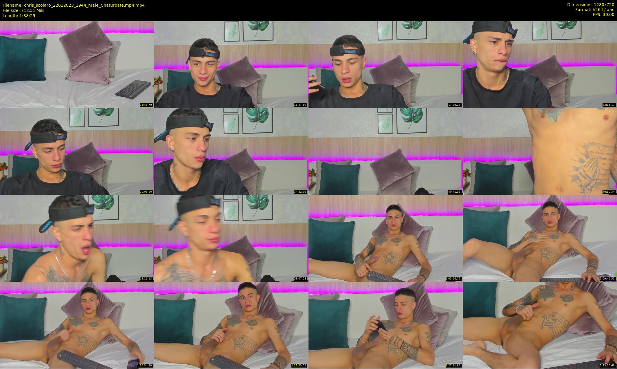chris_scolaro — 99 minute Chaturbate male cam show recording, 720p, Jan 22, 2023