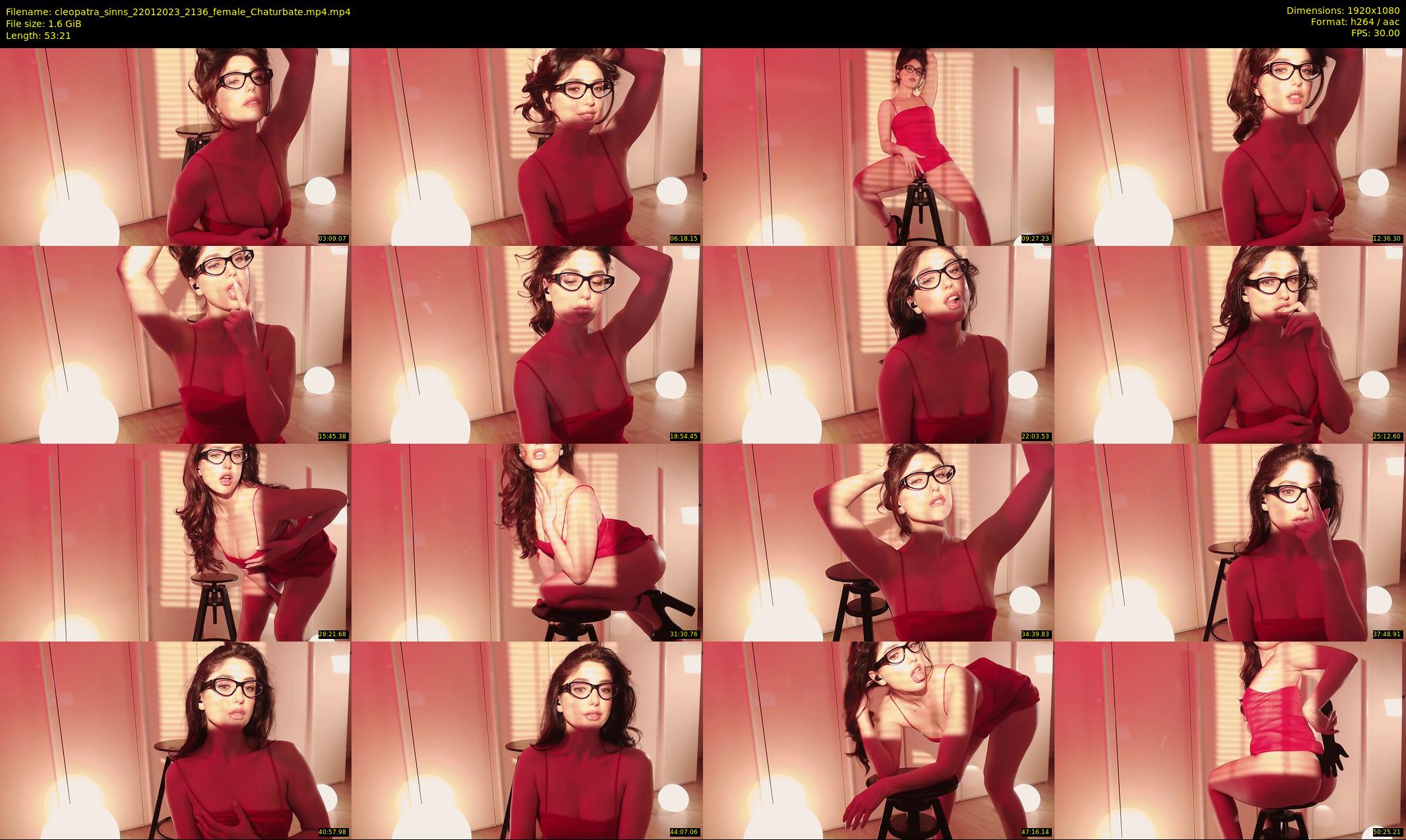 cleopatra_sinns — 54 minute Chaturbate female cam show recording, 1080p, Jan 22, 2023