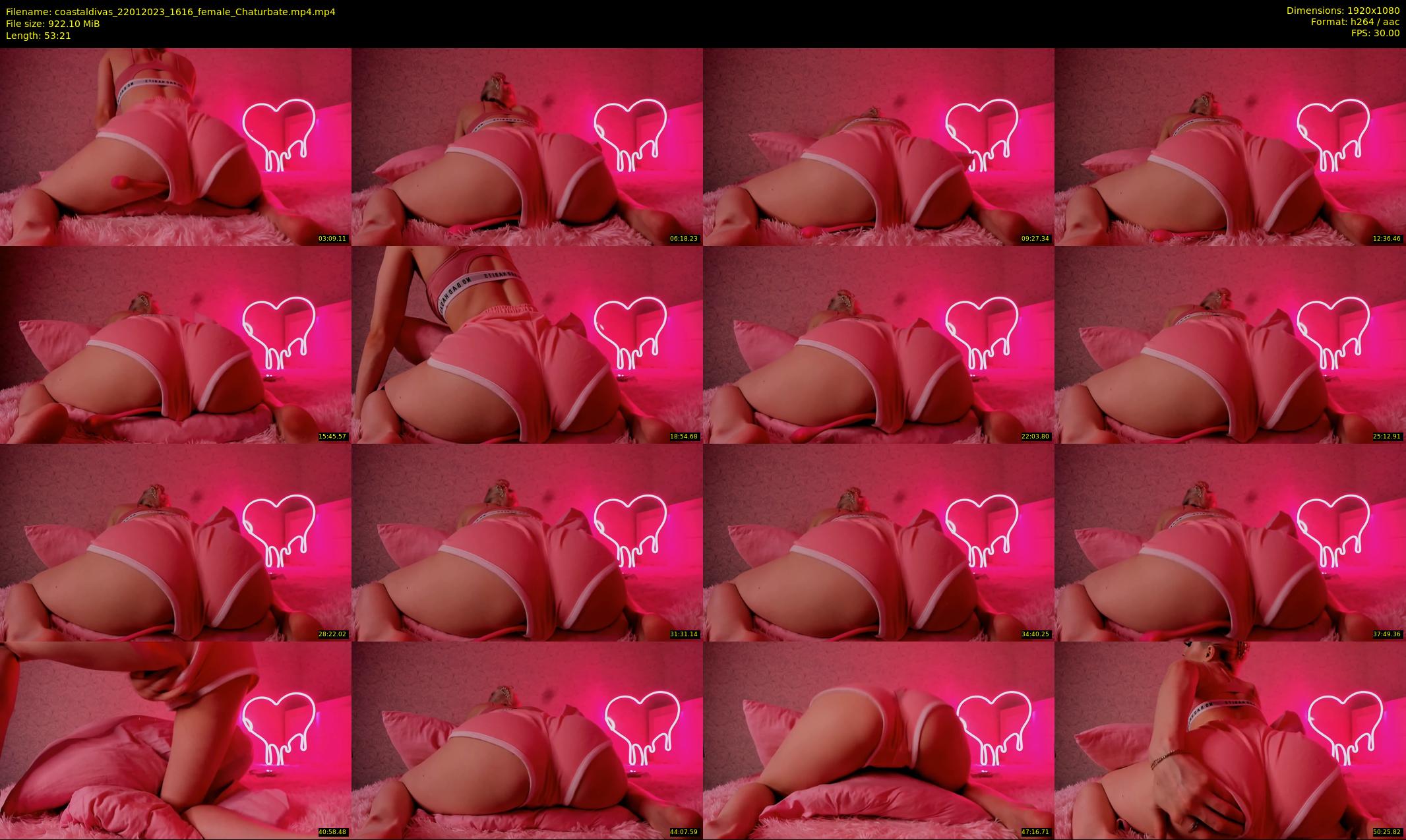 coastaldivas — 54 minute Chaturbate female cam show recording, 1080p, Jan 22, 2023