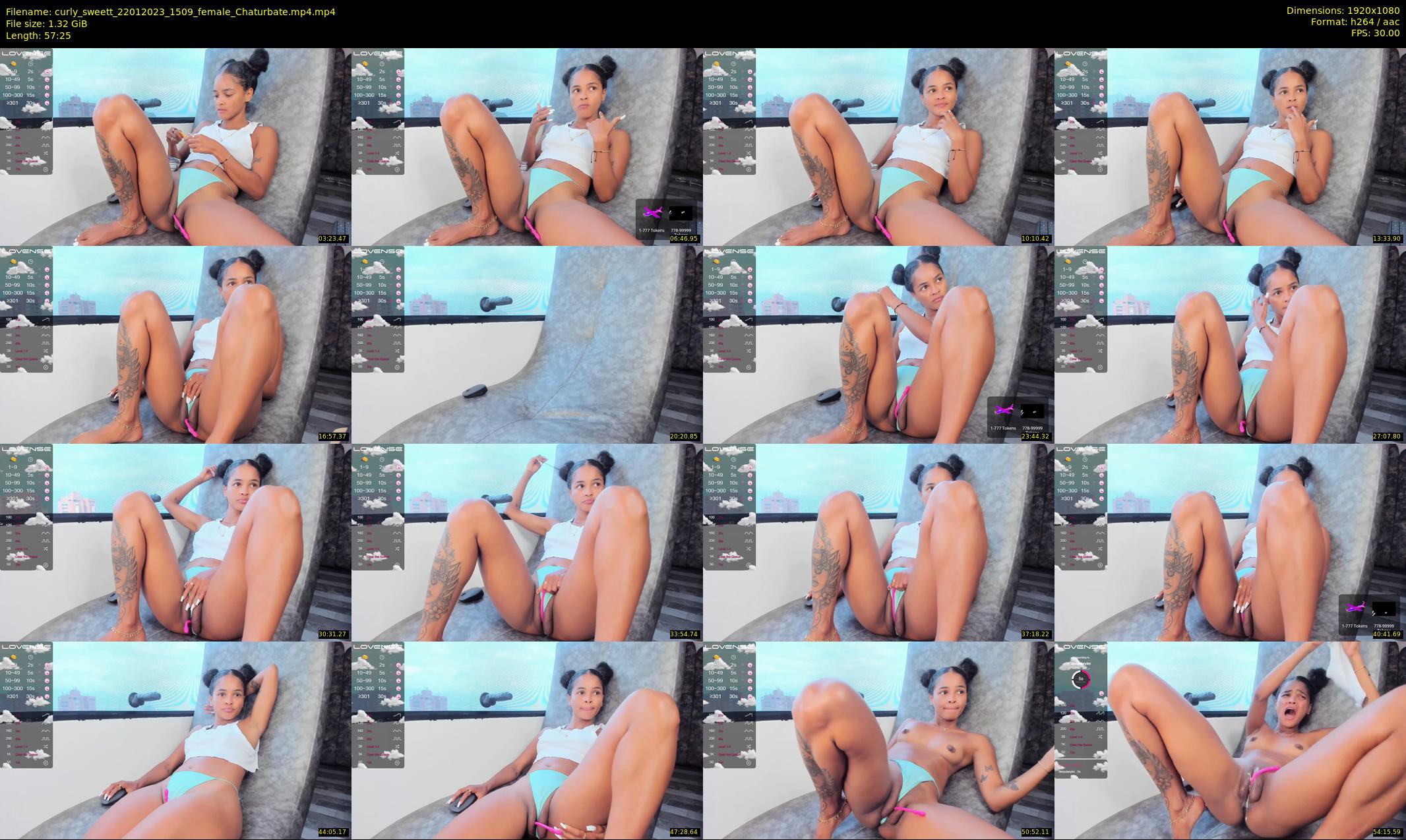 curly_sweett — 58 minute Chaturbate female cam show recording, 1080p, Jan 22, 2023