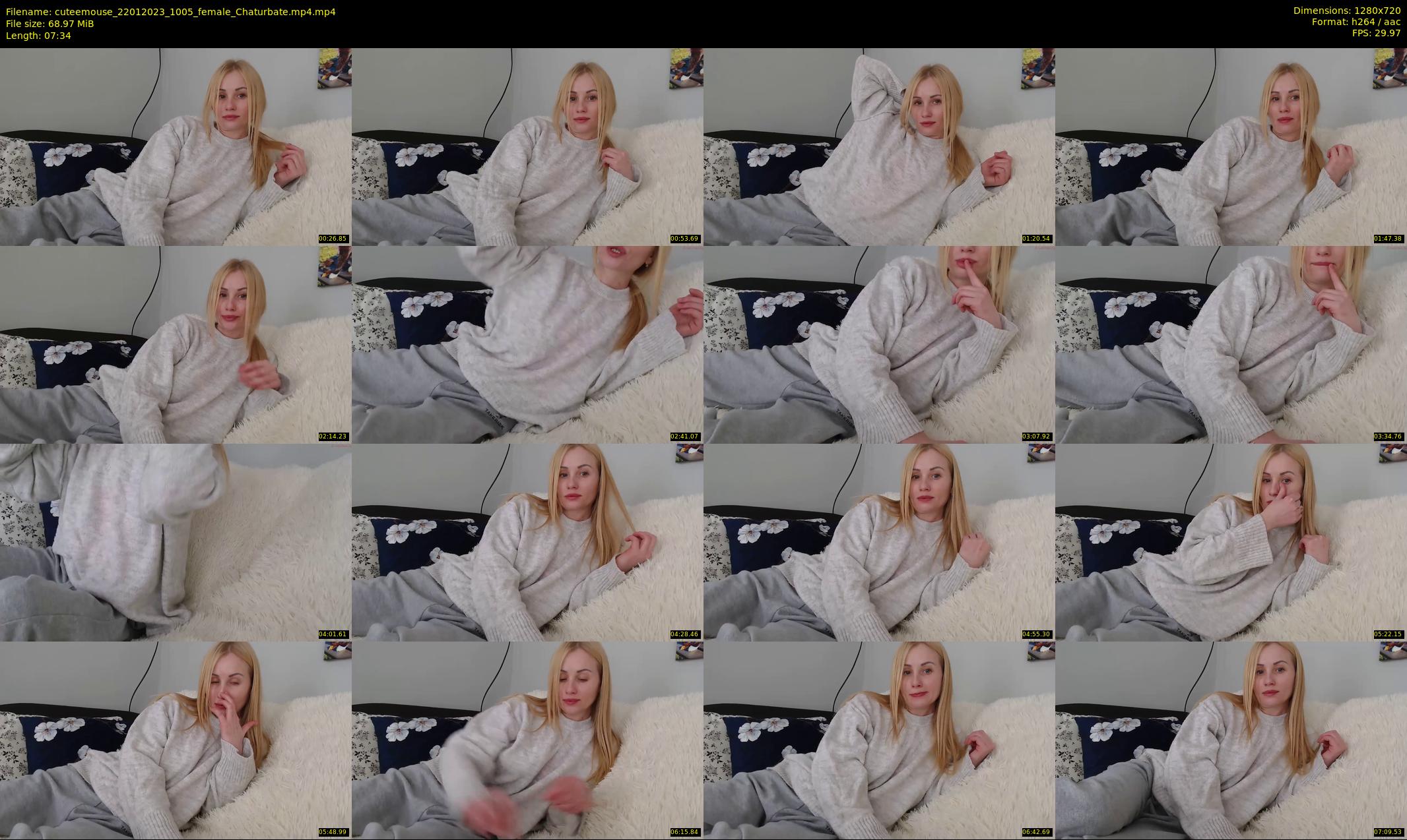 cuteemouse — 8 minute Chaturbate female cam show recording, 720p, Jan 22, 2023