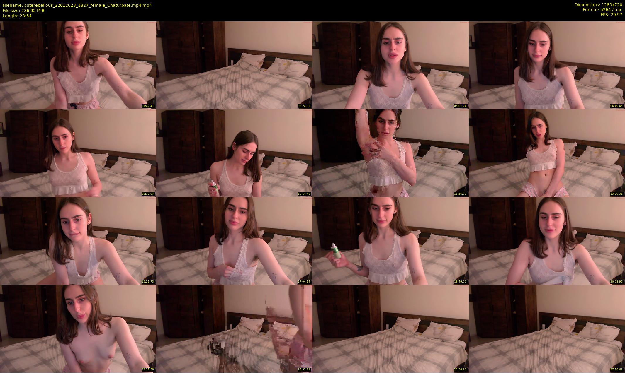 cuterebelious — 29 minute Chaturbate female cam show recording, 720p, Jan 22, 2023