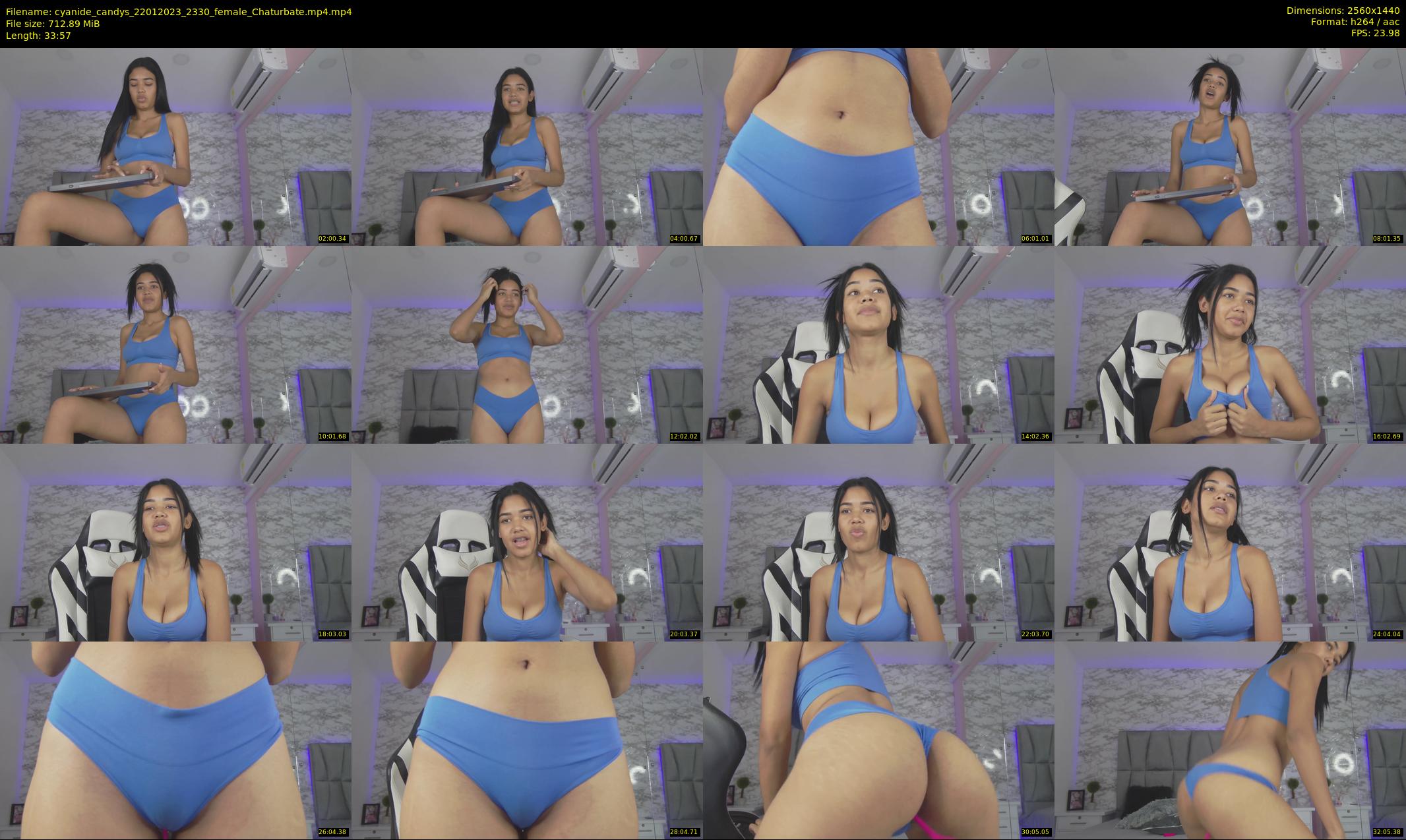 cyanide_candys — 34 minute Chaturbate female cam show recording, 1080p, Jan 22, 2023
