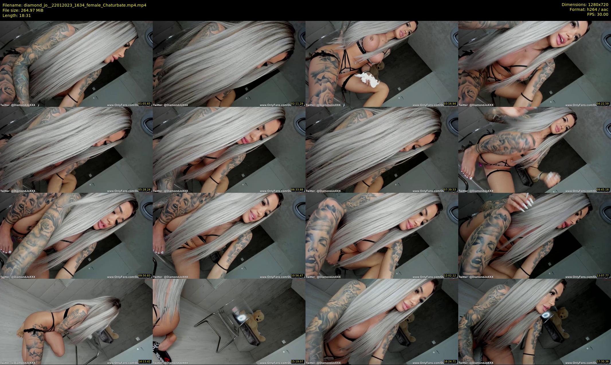 diamond_jo_ — 19 minute Chaturbate female cam show recording, 720p, Jan 22, 2023