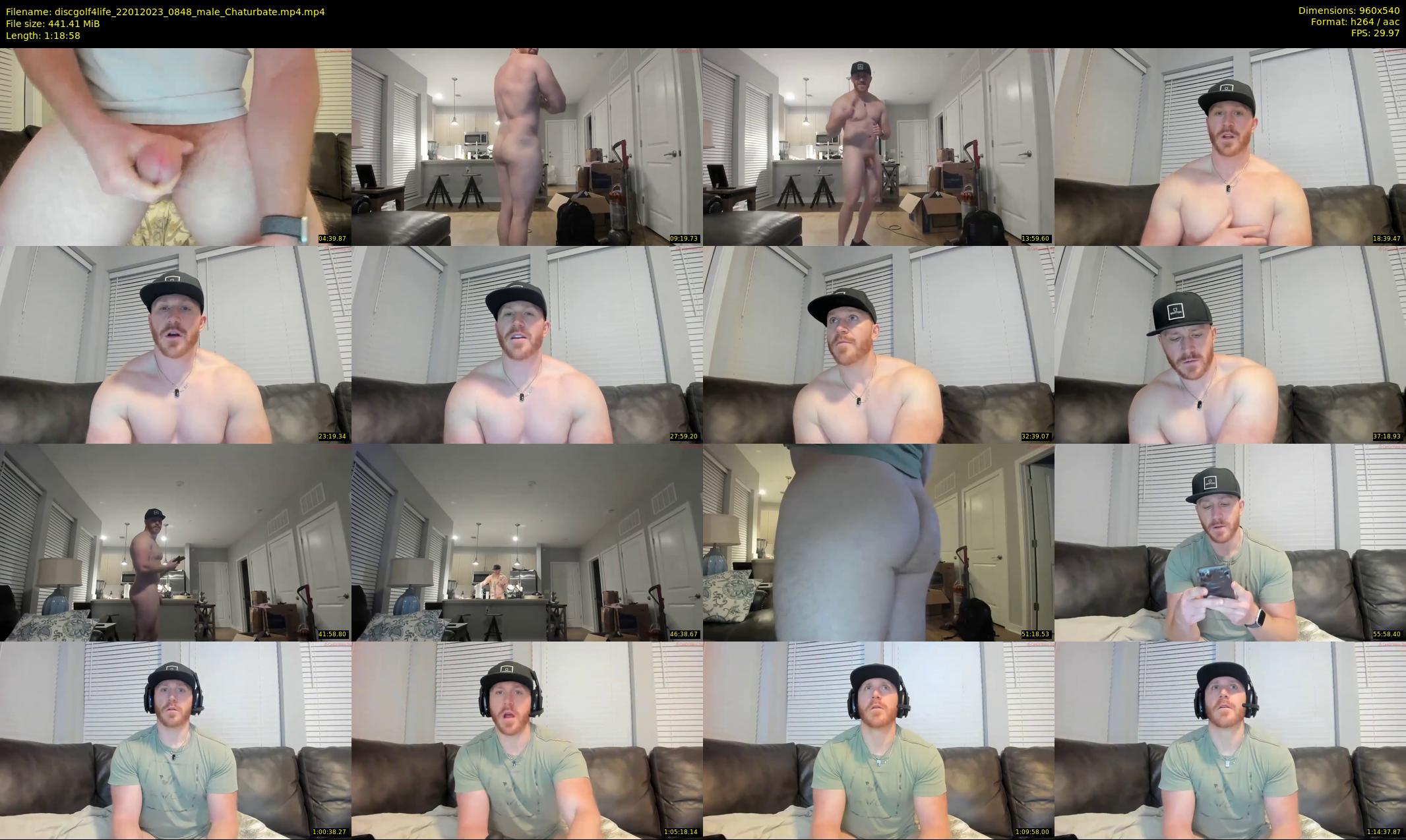 discgolf4life — 79 minute Chaturbate male cam show recording, 480p, Jan 22, 2023