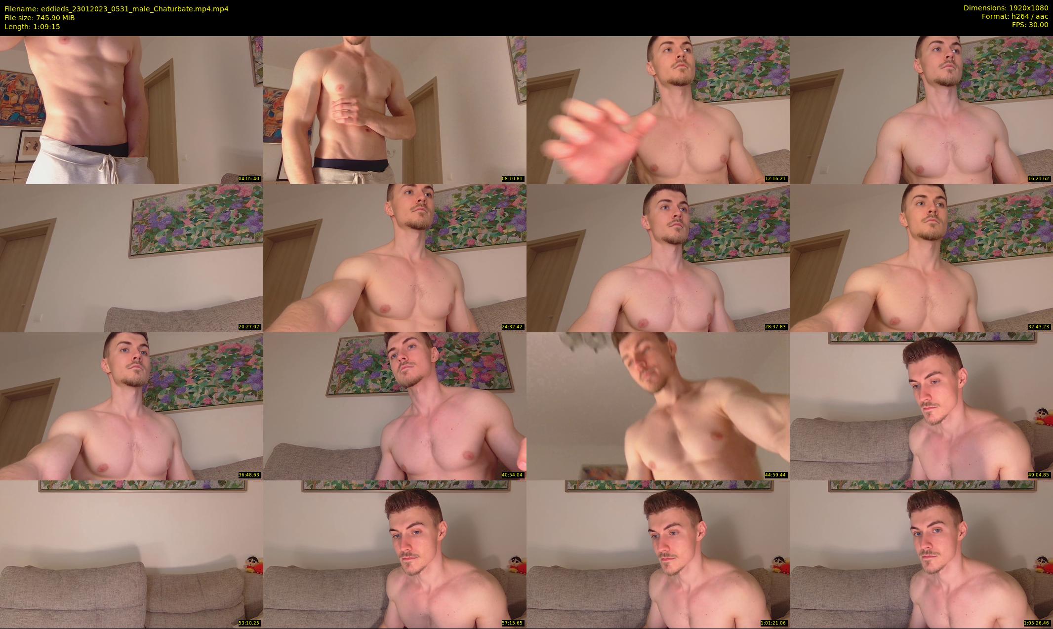 eddieds — 70 minute Chaturbate male cam show recording, 1080p, Jan 23, 2023