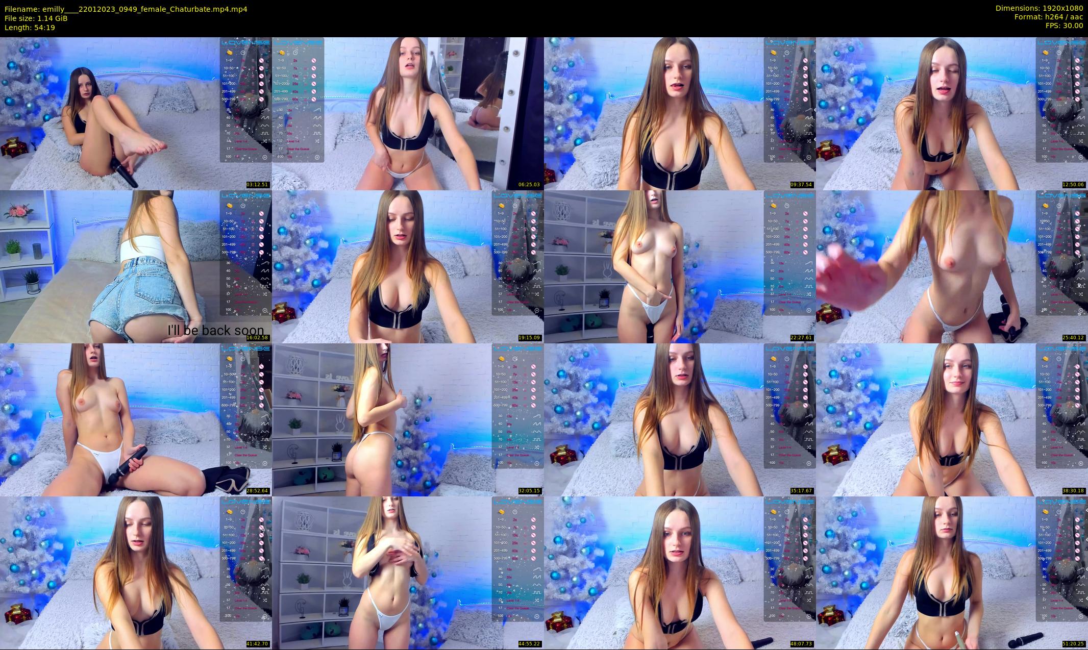 emilly___ — 55 minute Chaturbate female cam show recording, 1080p, Jan 22, 2023