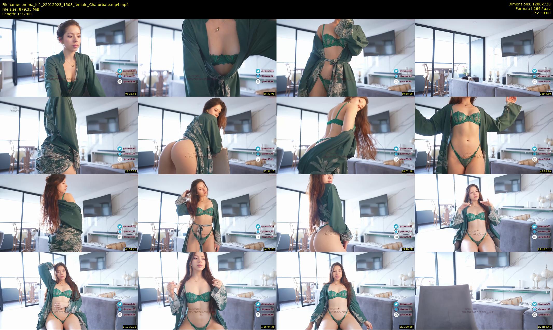 emma_lu1 — 92 minute Chaturbate female cam show recording, 720p, Jan 22, 2023