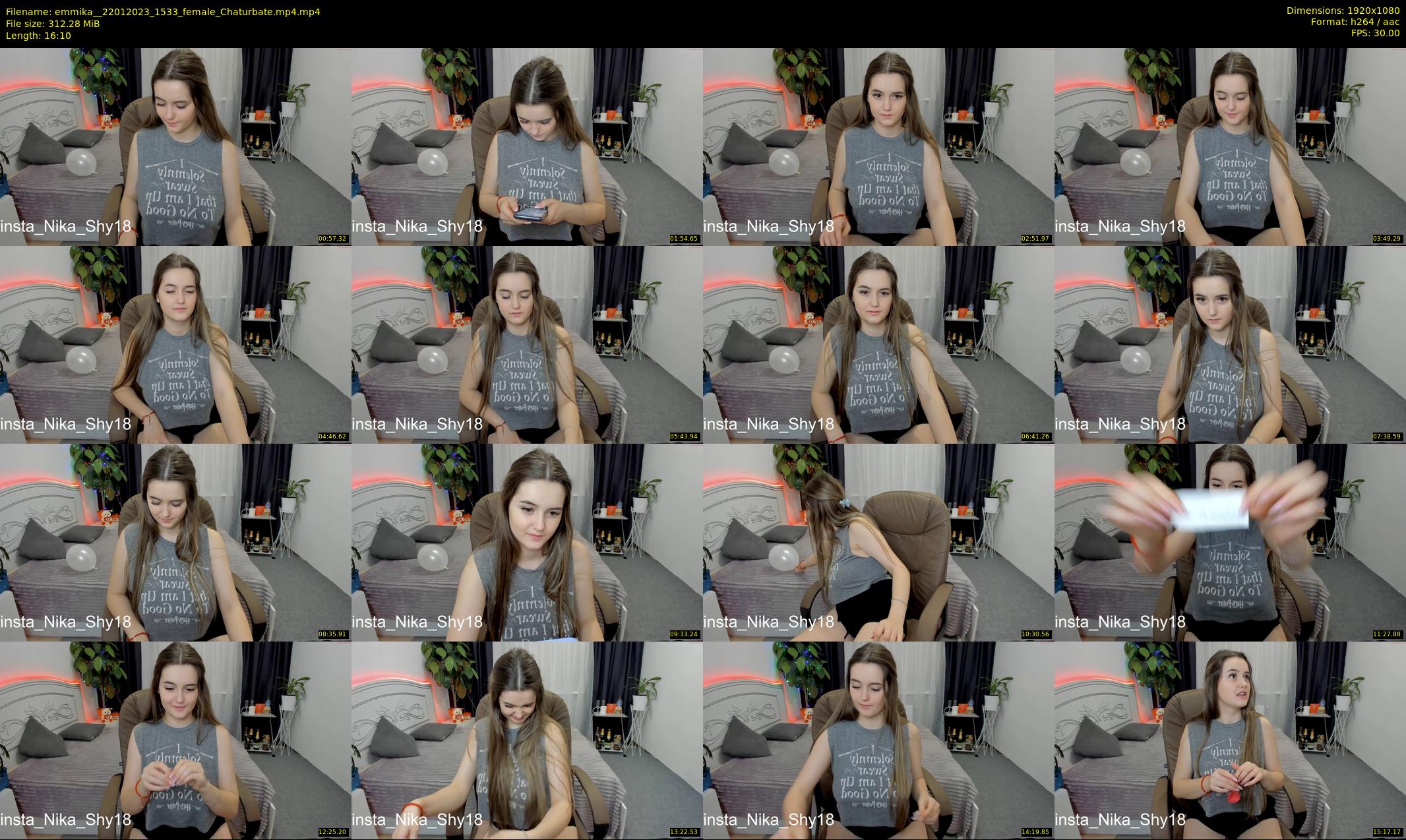 emmika_ — 17 minute Chaturbate female cam show recording, 1080p, Jan 22, 2023