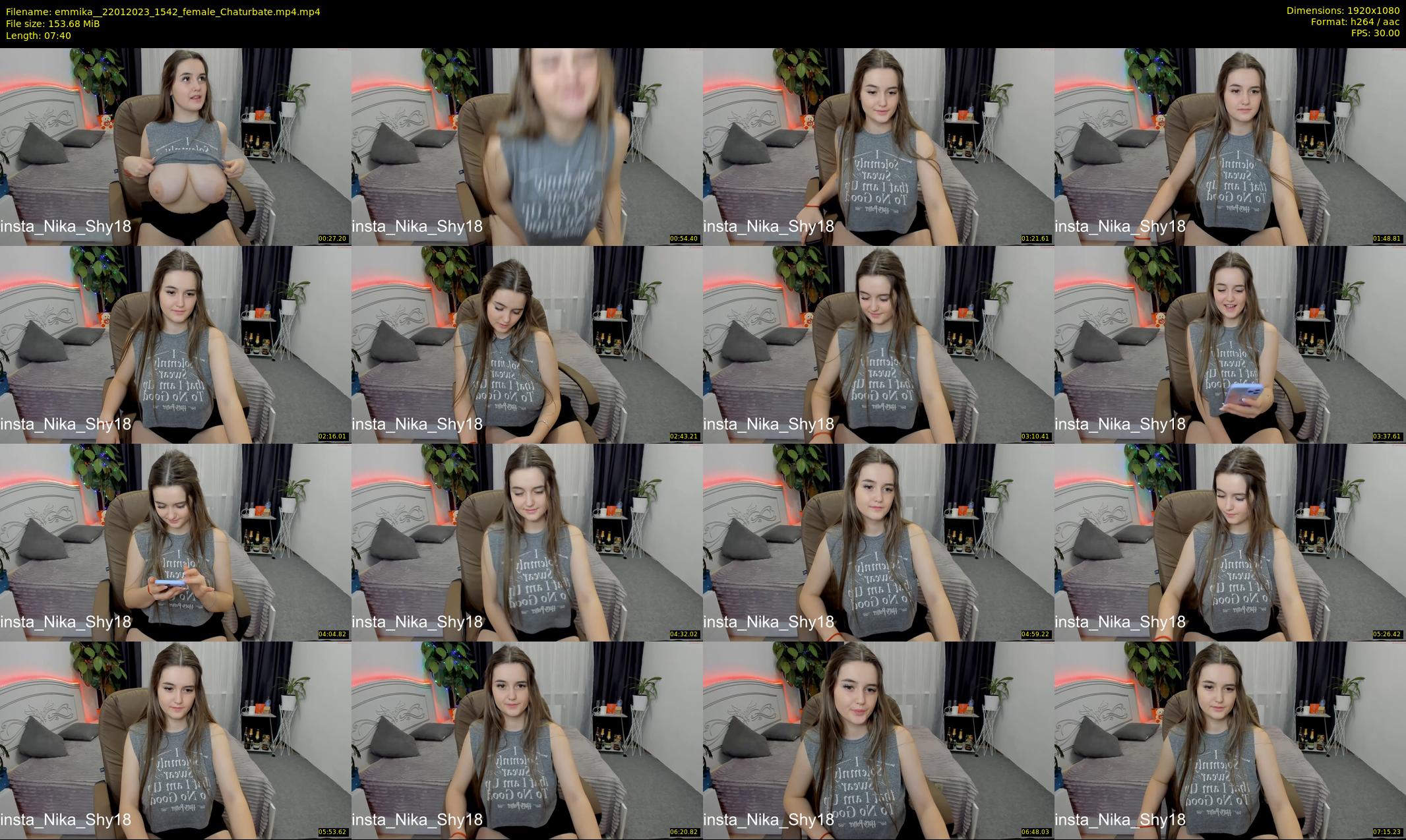 emmika_ — 8 minute Chaturbate female cam show recording, 1080p, Jan 22, 2023