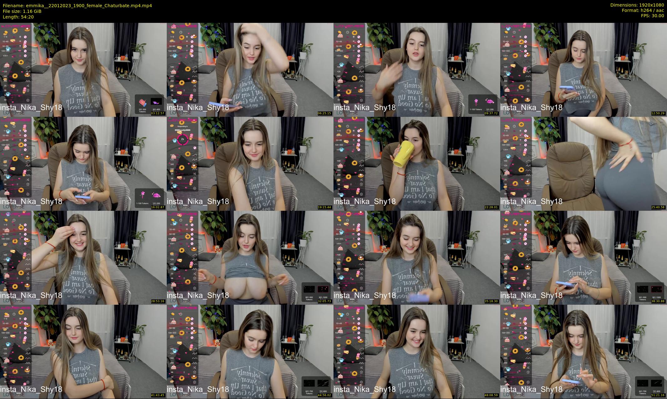 emmika_ — 55 minute Chaturbate female cam show recording, 1080p, Jan 22, 2023