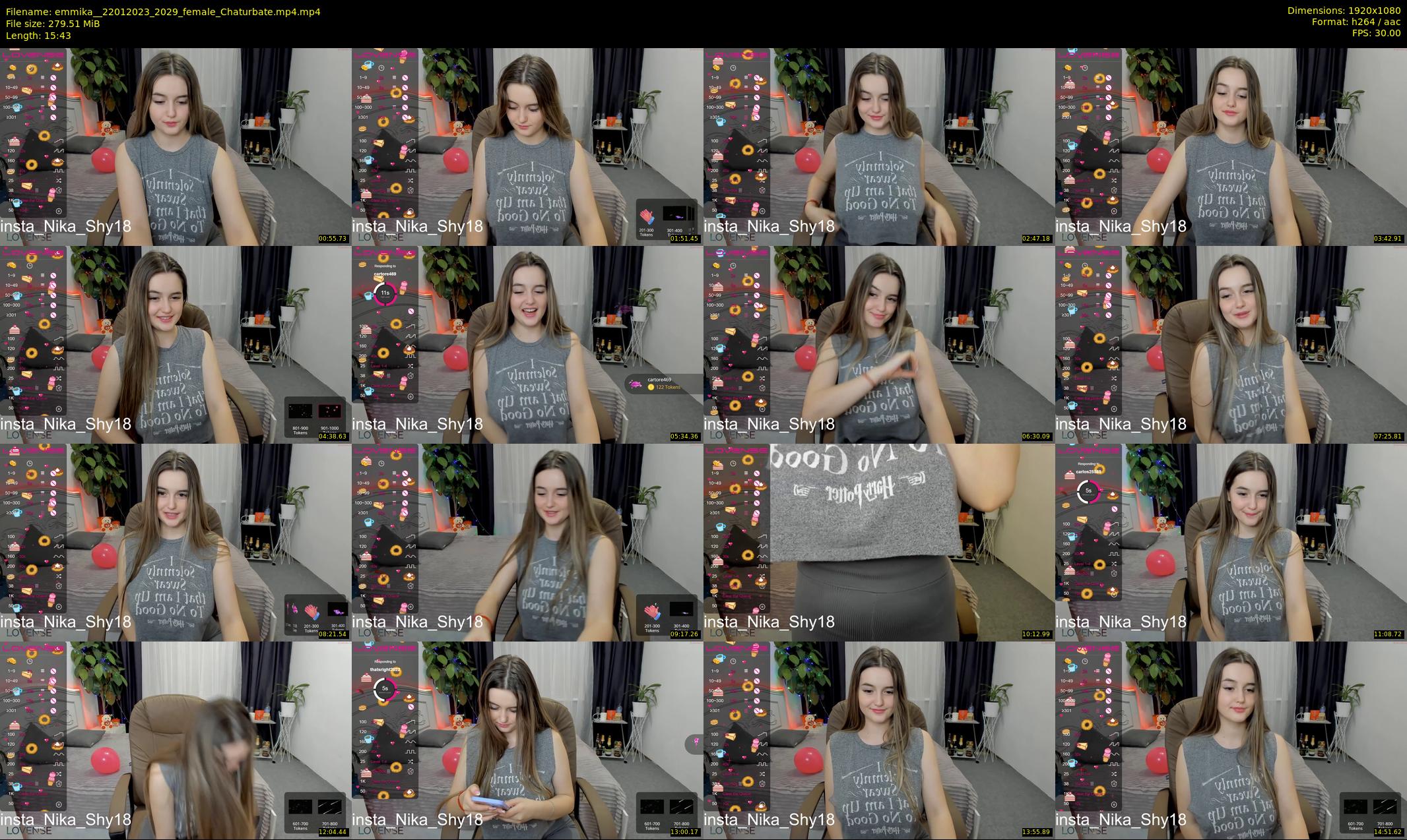 emmika_ — 16 minute Chaturbate female cam show recording, 1080p, Jan 22, 2023