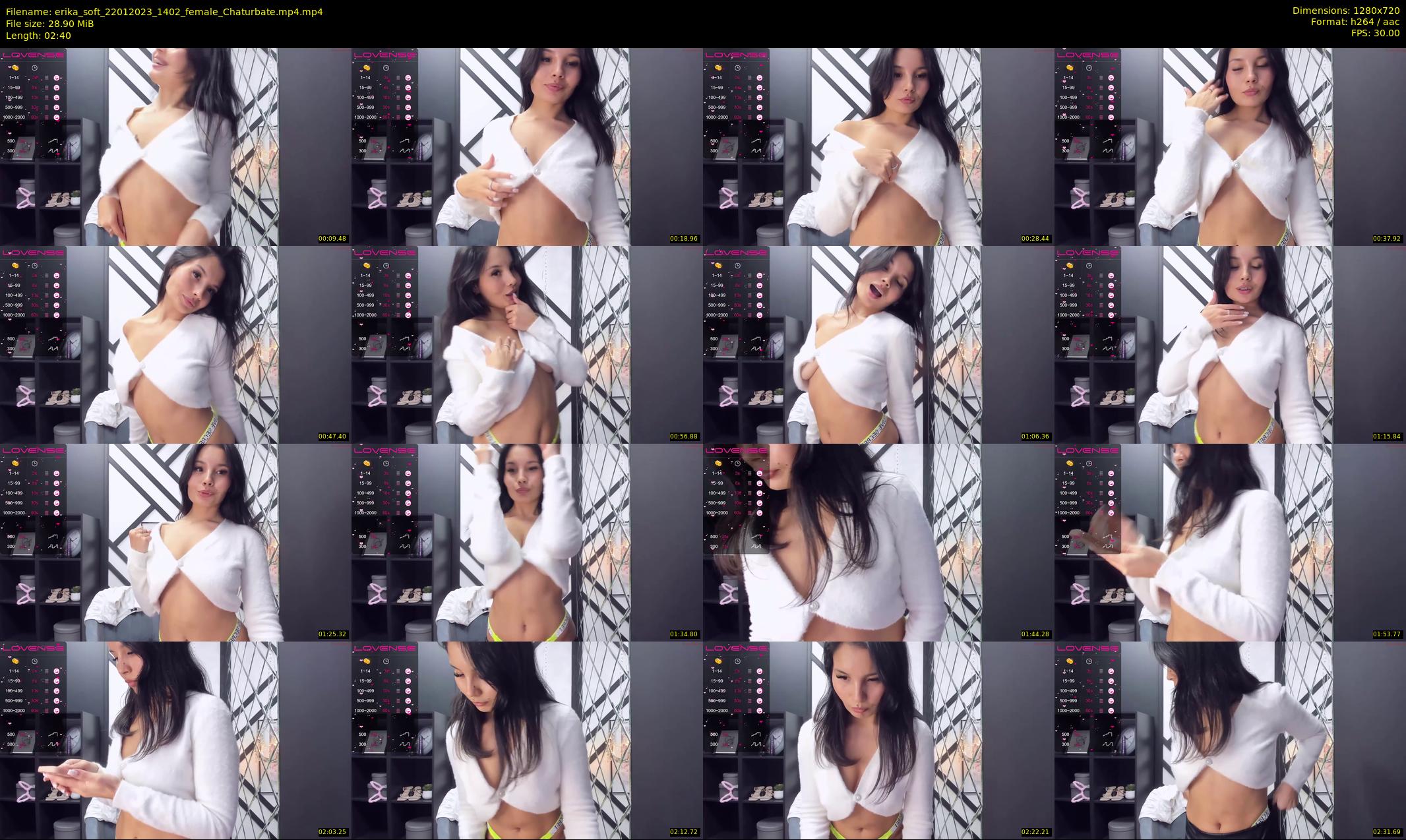 erika_soft — 3 minute Chaturbate female cam show recording, 720p, Jan 22, 2023