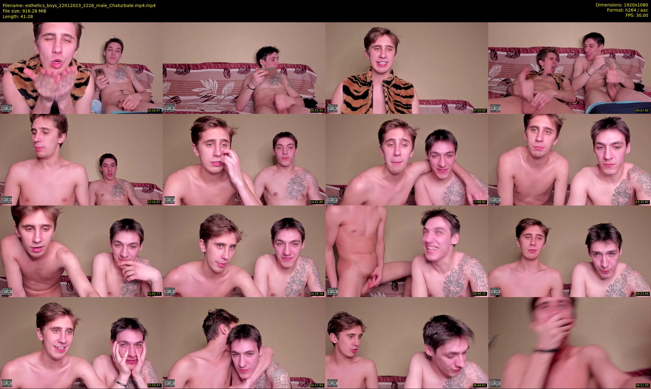 esthetics_boys — 42 minute Chaturbate male cam show recording, 1080p, Jan 22, 2023