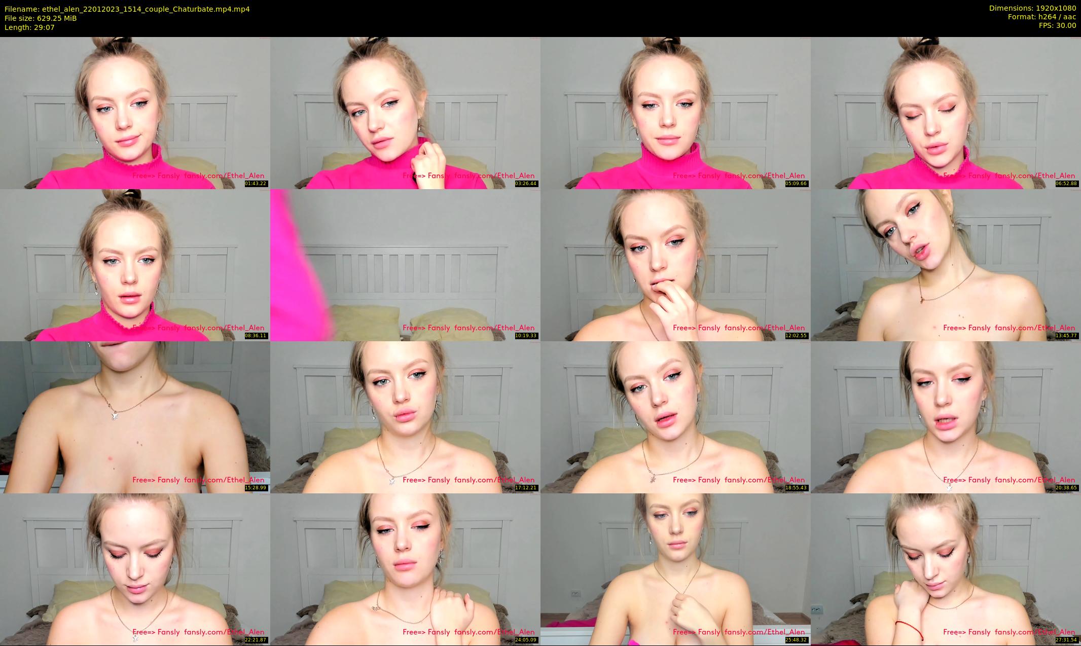 ethel_alen — 30 minute Chaturbate female cam show recording, 1080p, Jan 22, 2023