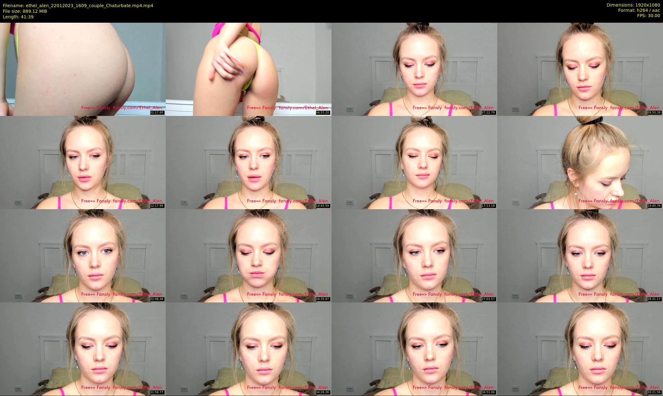 ethel_alen — 42 minute Chaturbate female cam show recording, 1080p, Jan 22, 2023