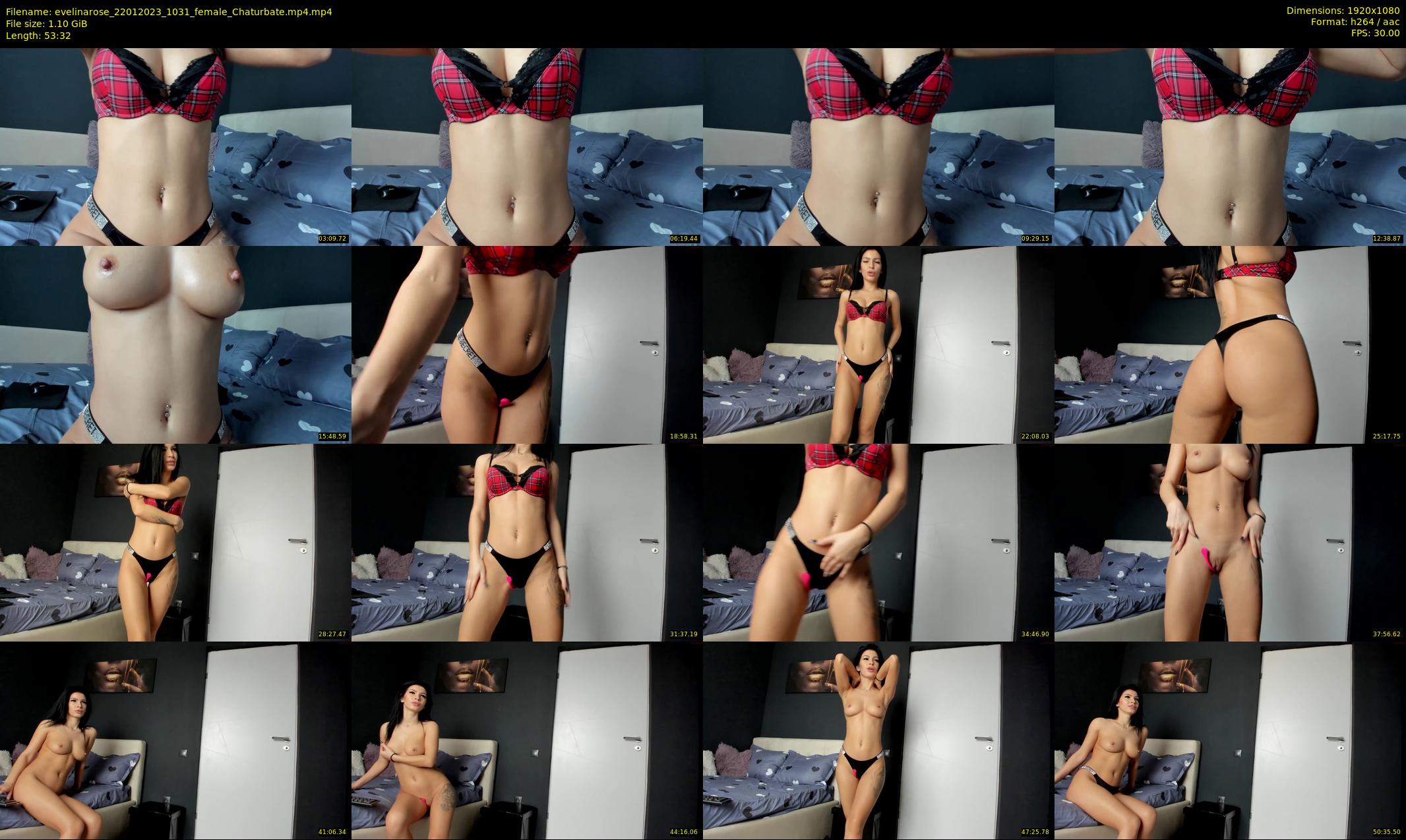 evelinarose — 54 minute Chaturbate female cam show recording, 1080p, Jan 22, 2023