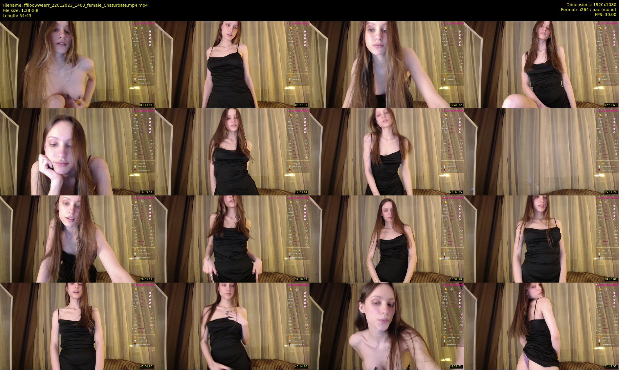fflloowweerr — 55 minute Chaturbate couple cam show recording, 1080p, Jan 22, 2023