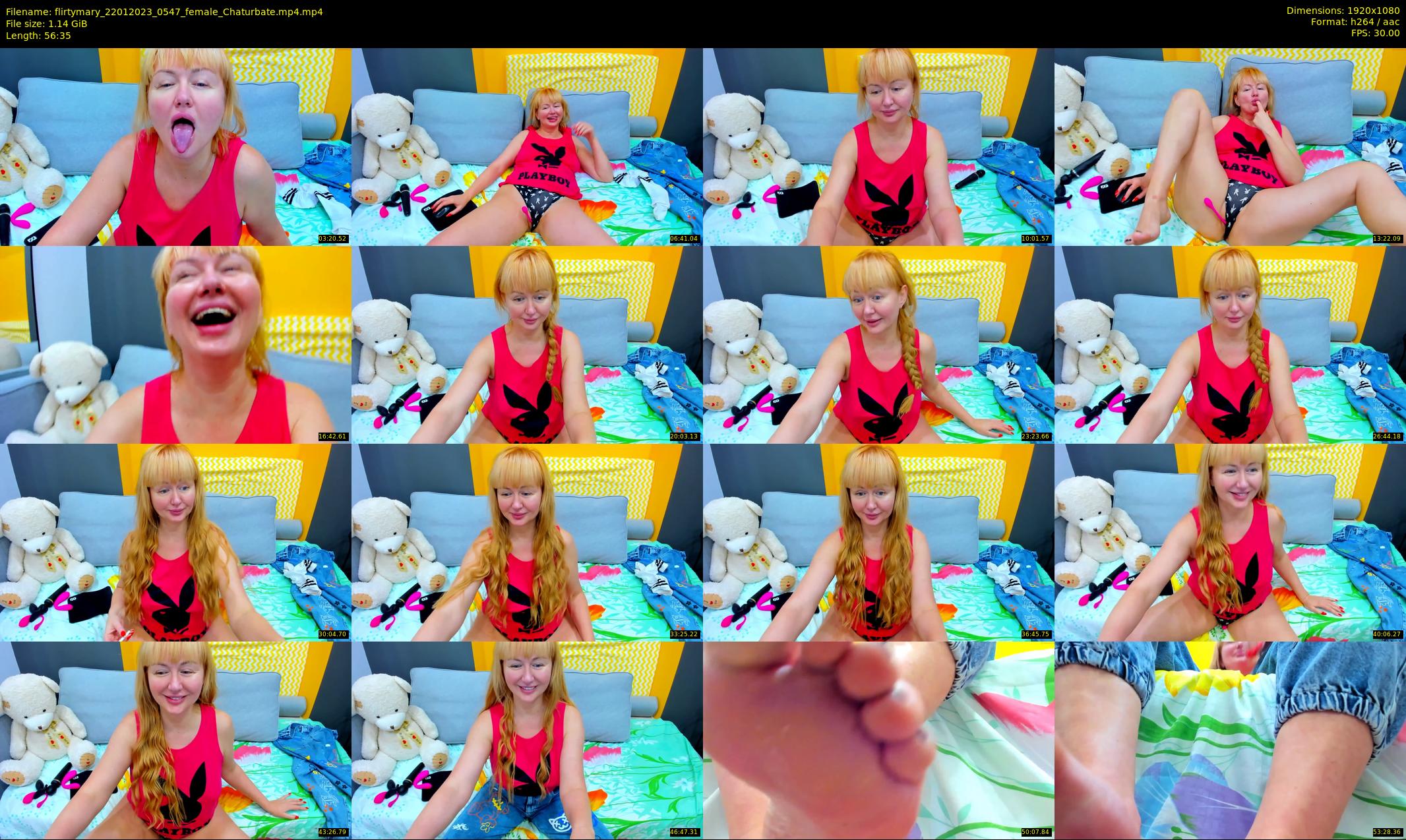 flirtymary — 57 minute Chaturbate female cam show recording, 1080p, Jan 22, 2023