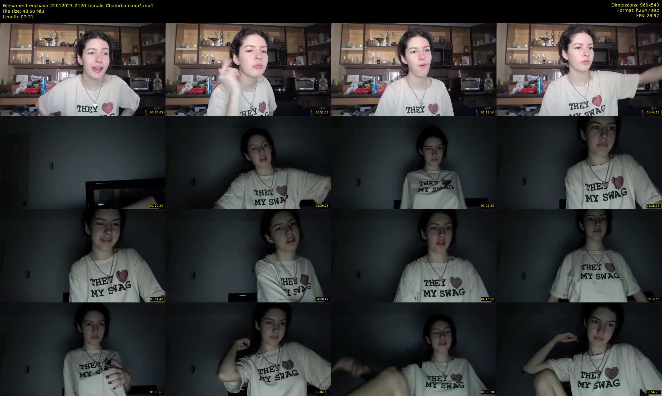 frenchava — 8 minute Chaturbate female cam show recording, 480p, Jan 22, 2023